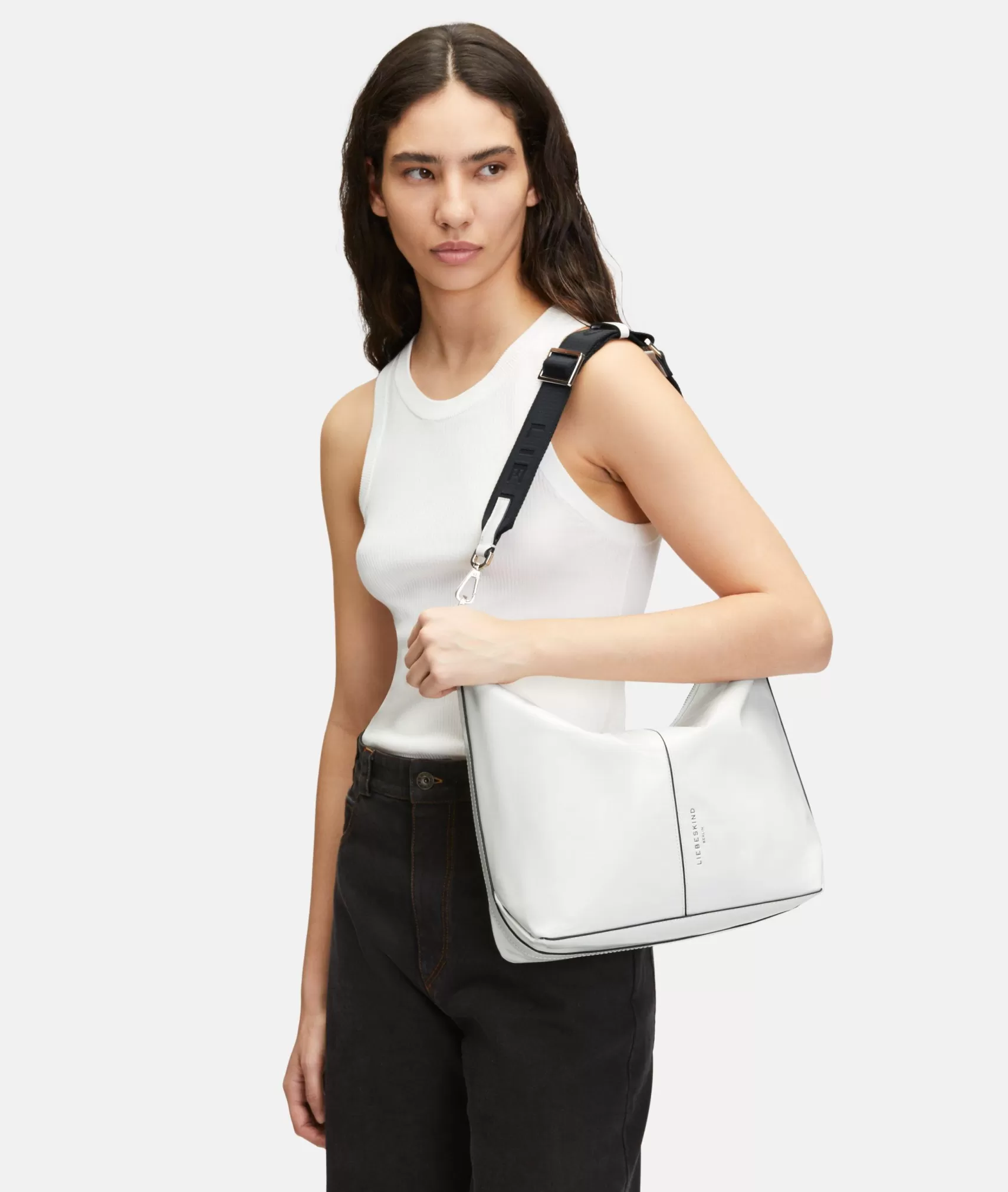 LIEBESKIND BERLIN Business Bags | Leather Bags>Hobo white