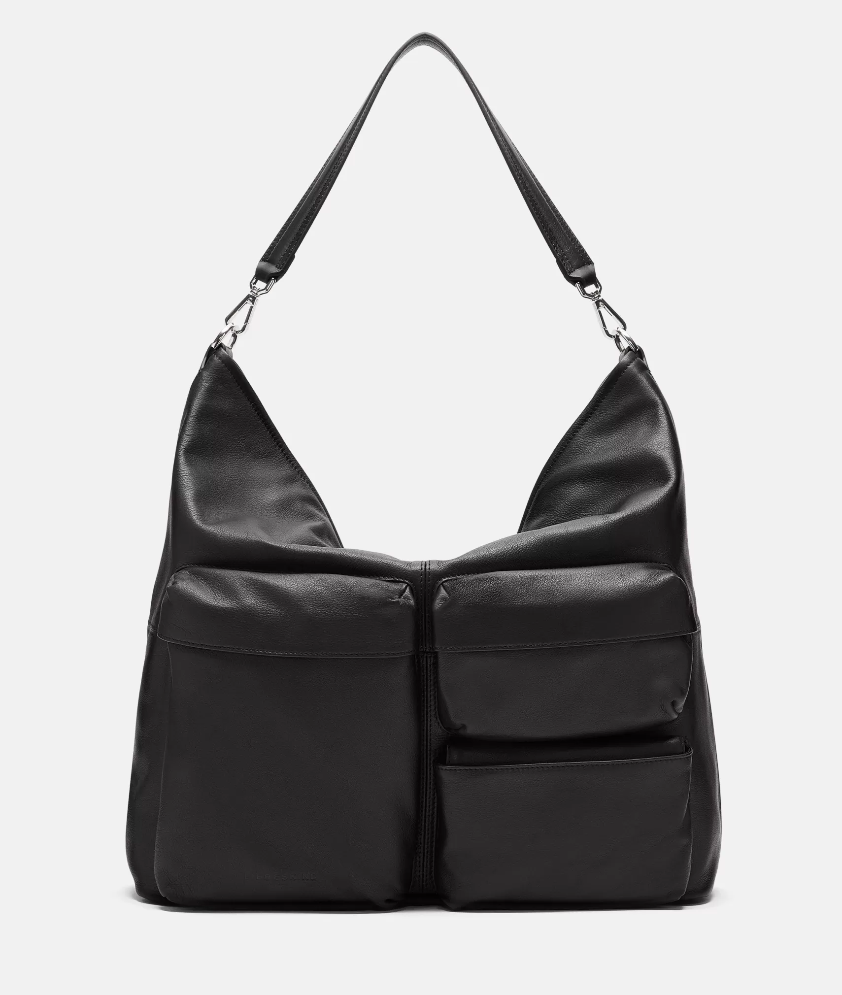 LIEBESKIND BERLIN Leather Bags | Shoulder Bags>Hobo L black