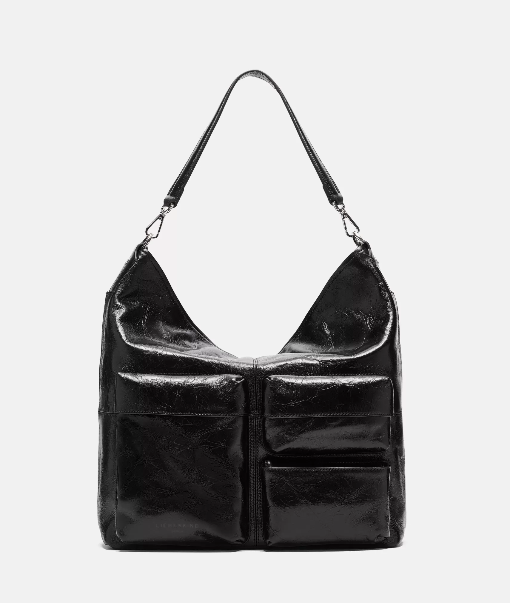 LIEBESKIND BERLIN Leather Bags | Shoulder Bags>Hobo M black