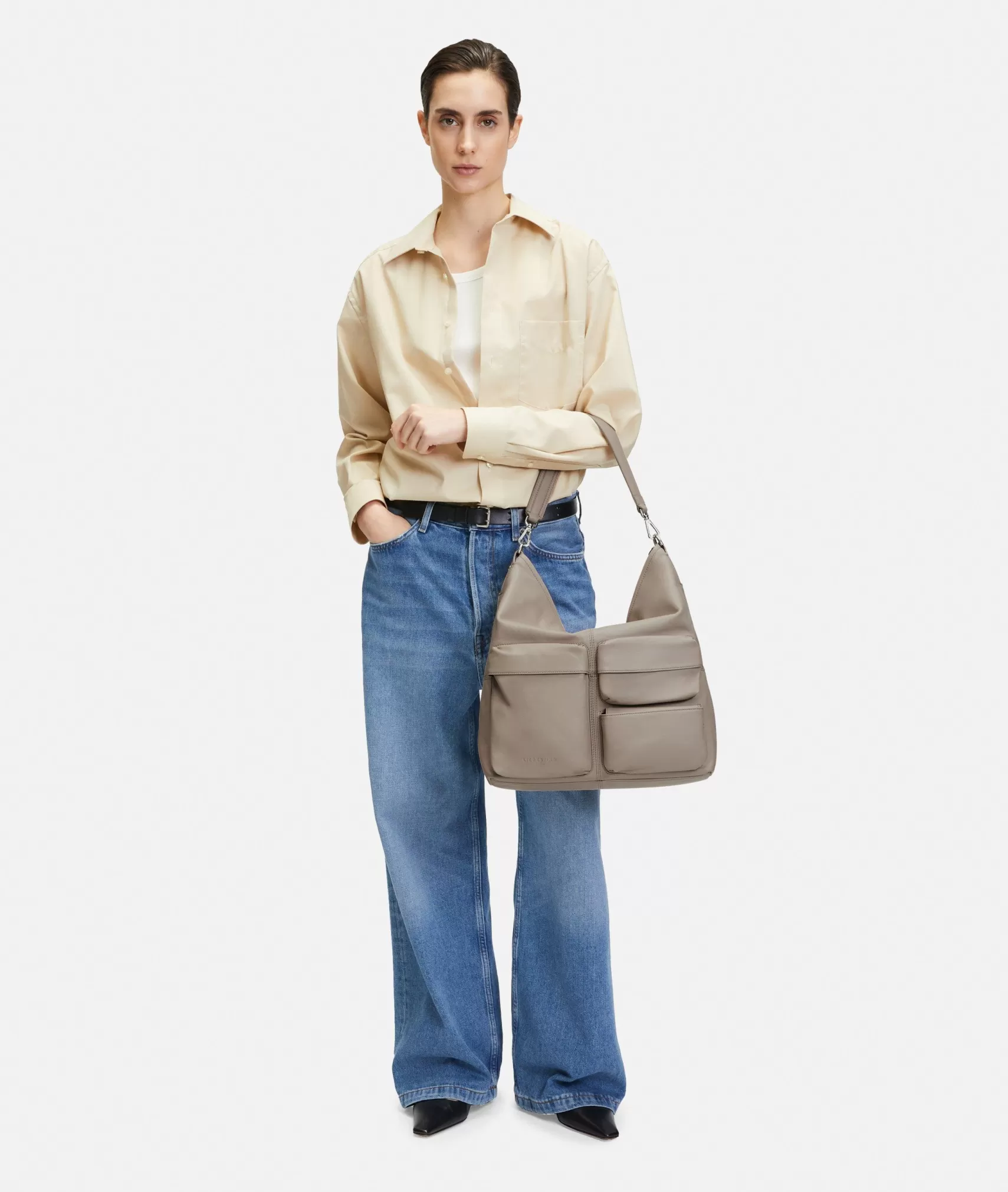 LIEBESKIND BERLIN Business Bags | Leather Bags>Hobo M beige