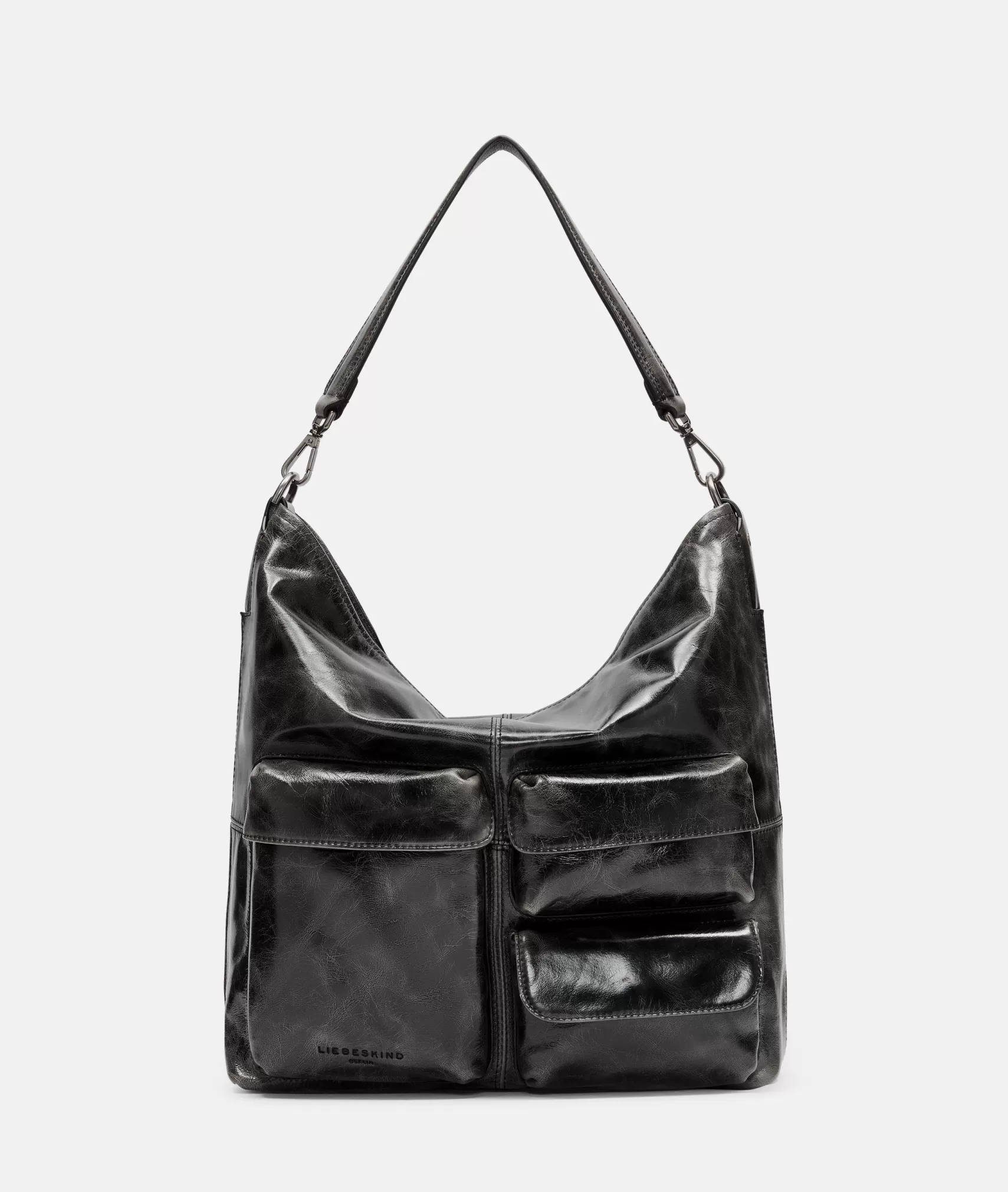 LIEBESKIND BERLIN Bestsellers | Leather Bags>Hobo M graphit