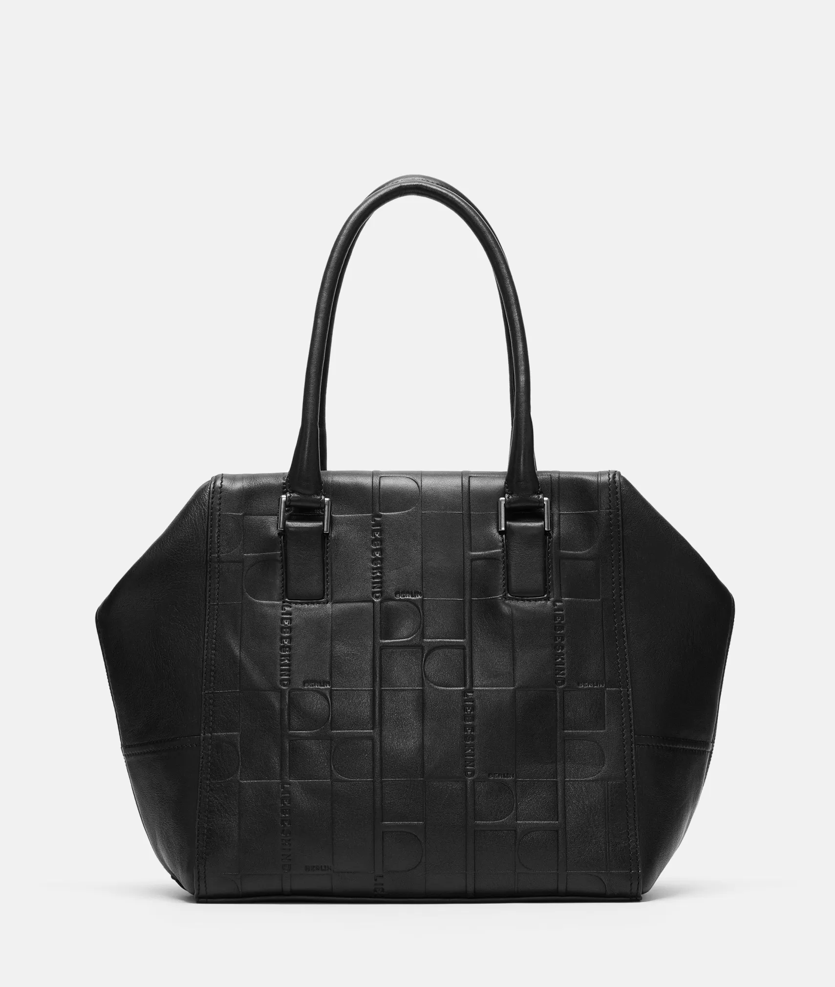 LIEBESKIND BERLIN Leather Bags | Shoulder Bags>Kayla Satchel M black