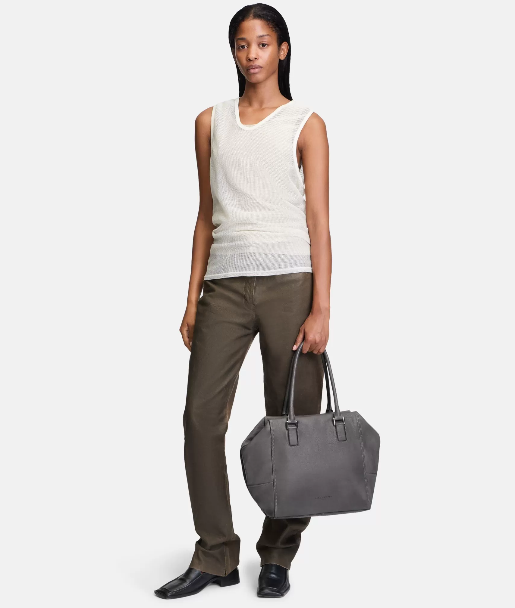 LIEBESKIND BERLIN Bestsellers | Business Bags>Kayla Satchel M grey