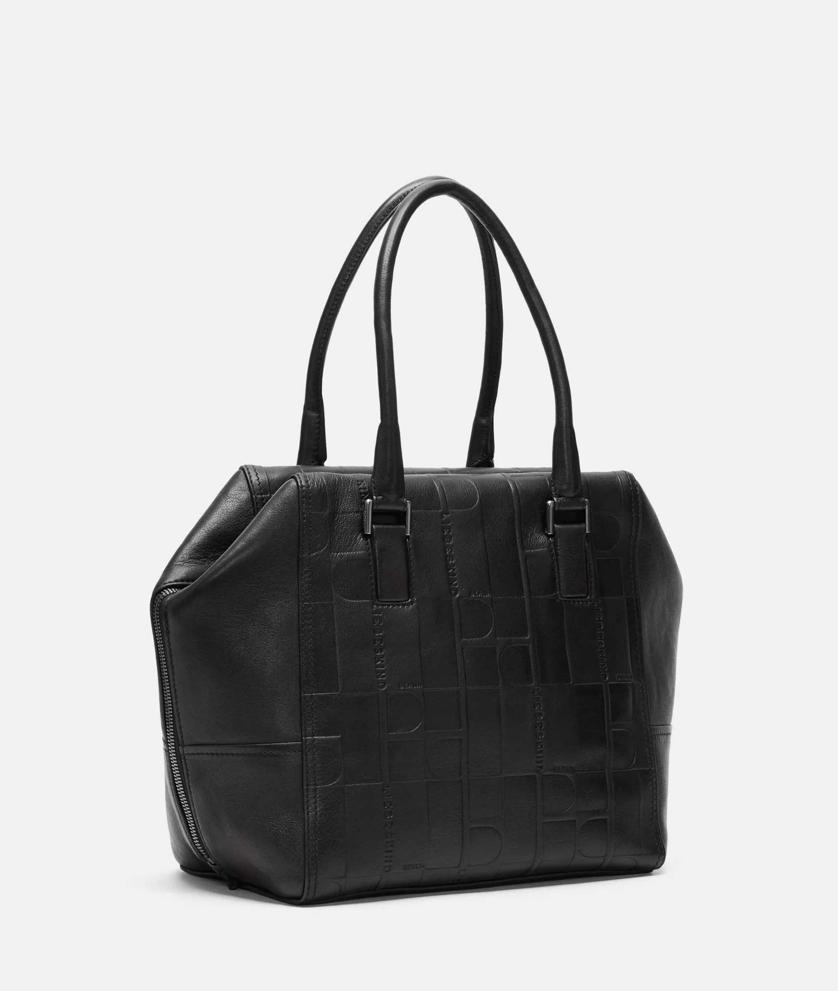 LIEBESKIND BERLIN Leather Bags | Shoulder Bags>Kayla Satchel M black