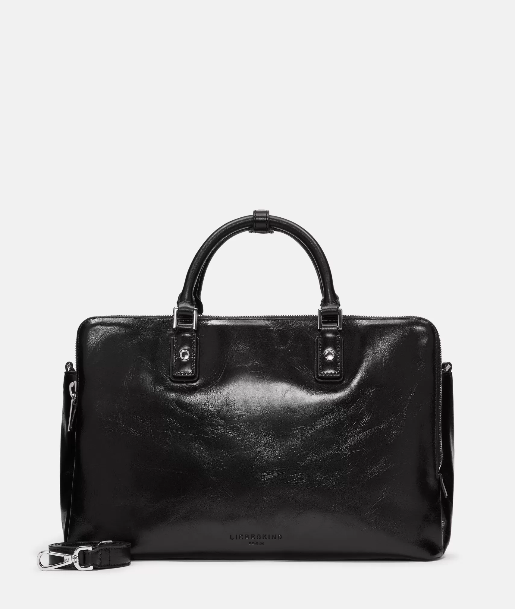 LIEBESKIND BERLIN Bestsellers | Leather Bags>Koko Satchel M black