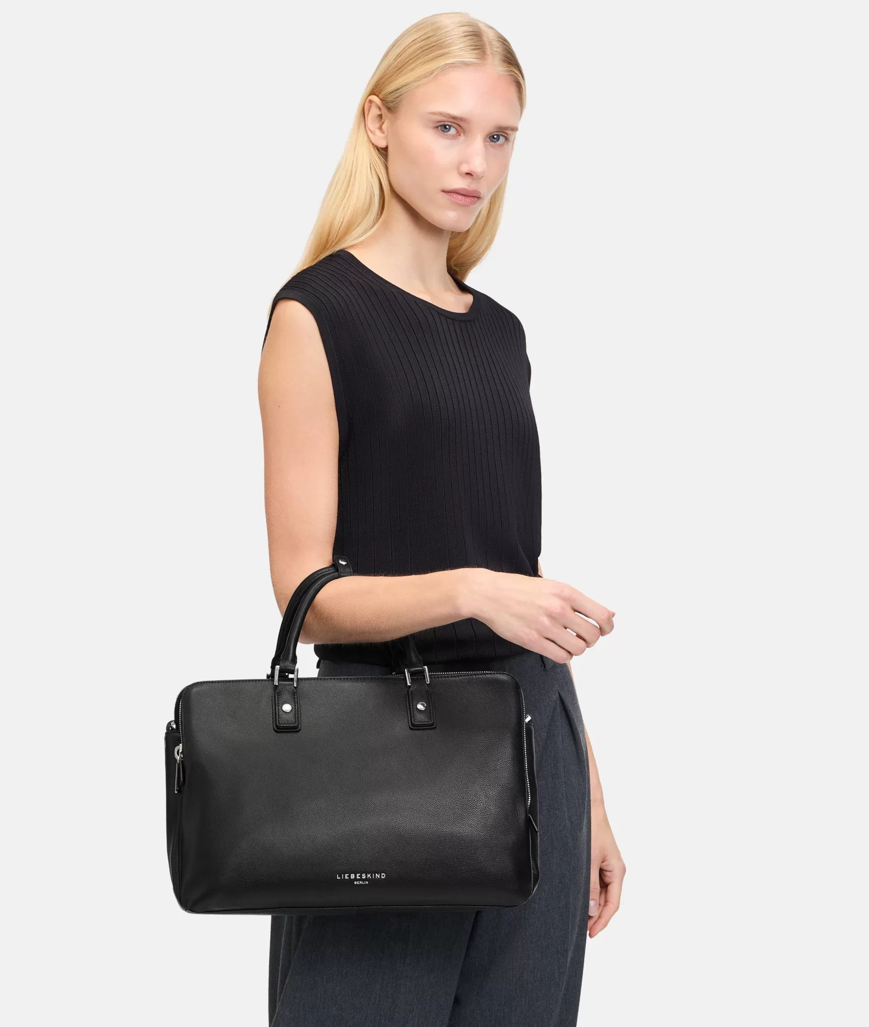 LIEBESKIND BERLIN Bestsellers | Business Bags>Koko Satchel M black