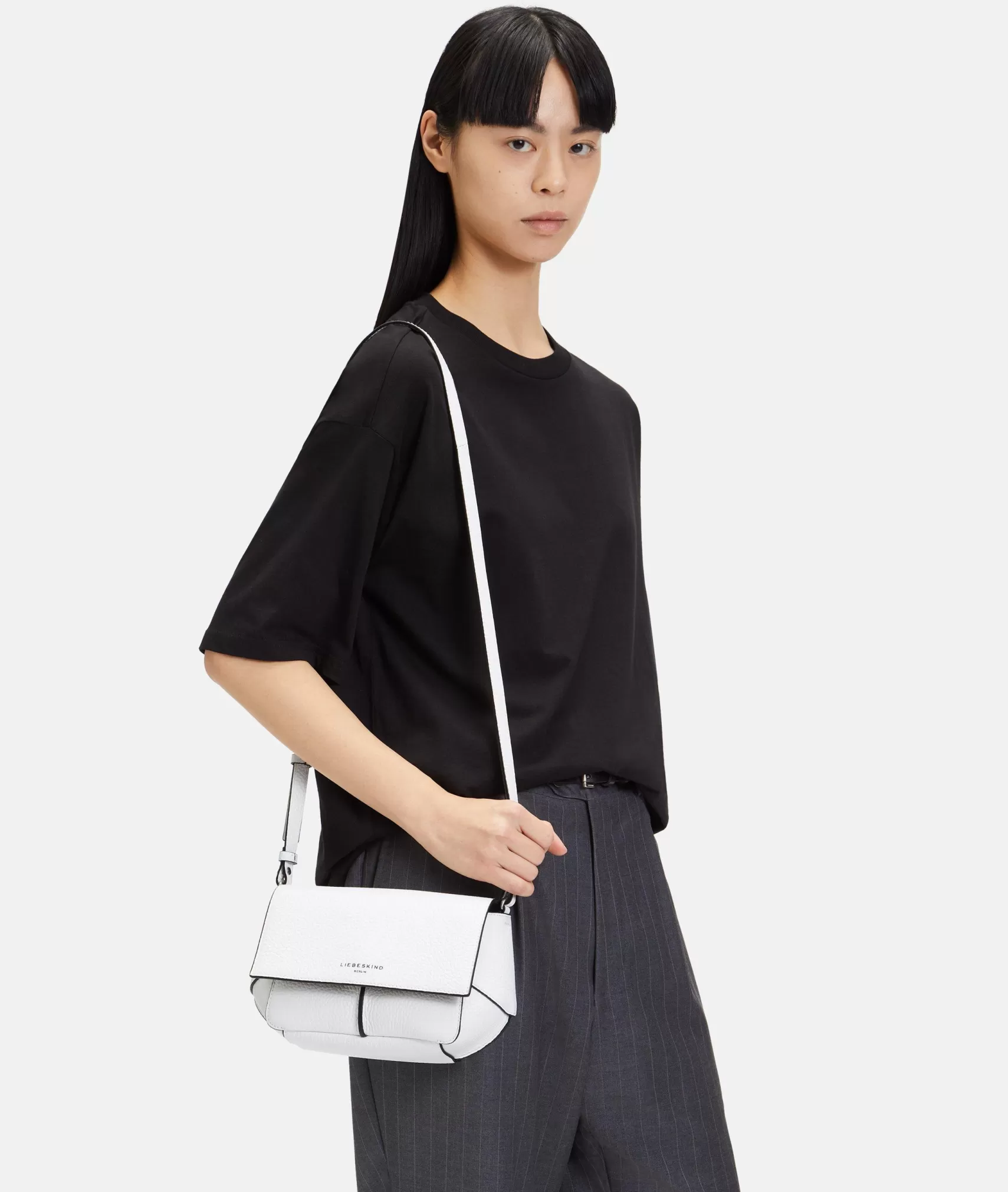 LIEBESKIND BERLIN Leather Bags | Sling Bags>Lilly Crossbody S white