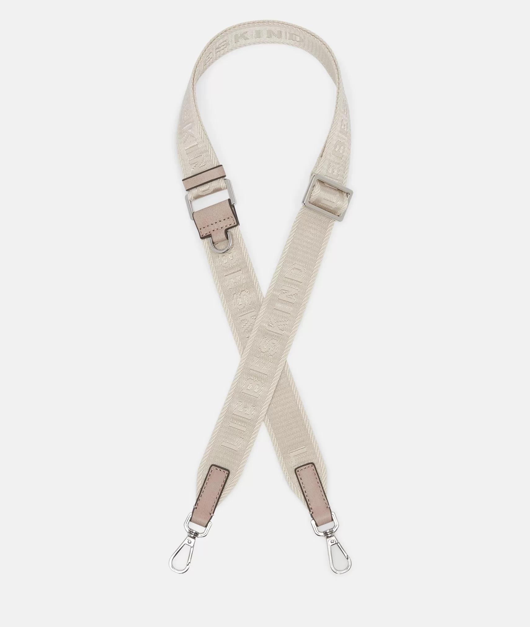 LIEBESKIND BERLIN Shoulder Straps>Logo shoulder strap lightbeige