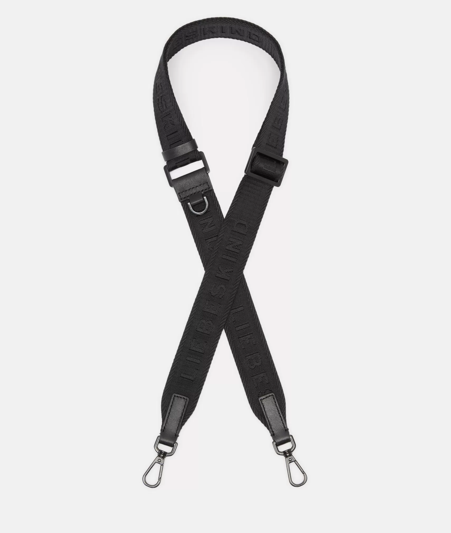 LIEBESKIND BERLIN Shoulder Straps>Logo shoulder strap black