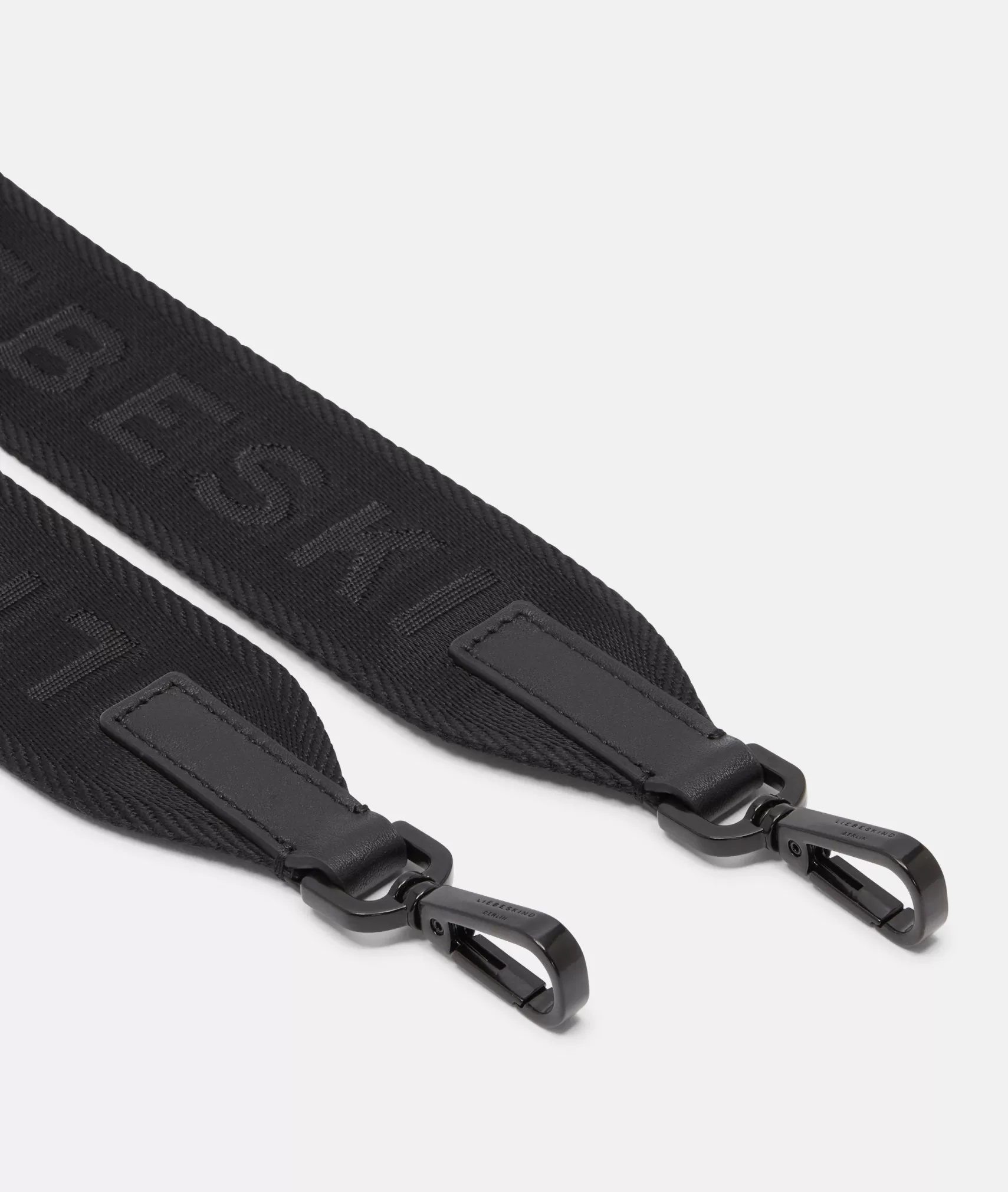 LIEBESKIND BERLIN Shoulder Straps>Logo shoulder strap black