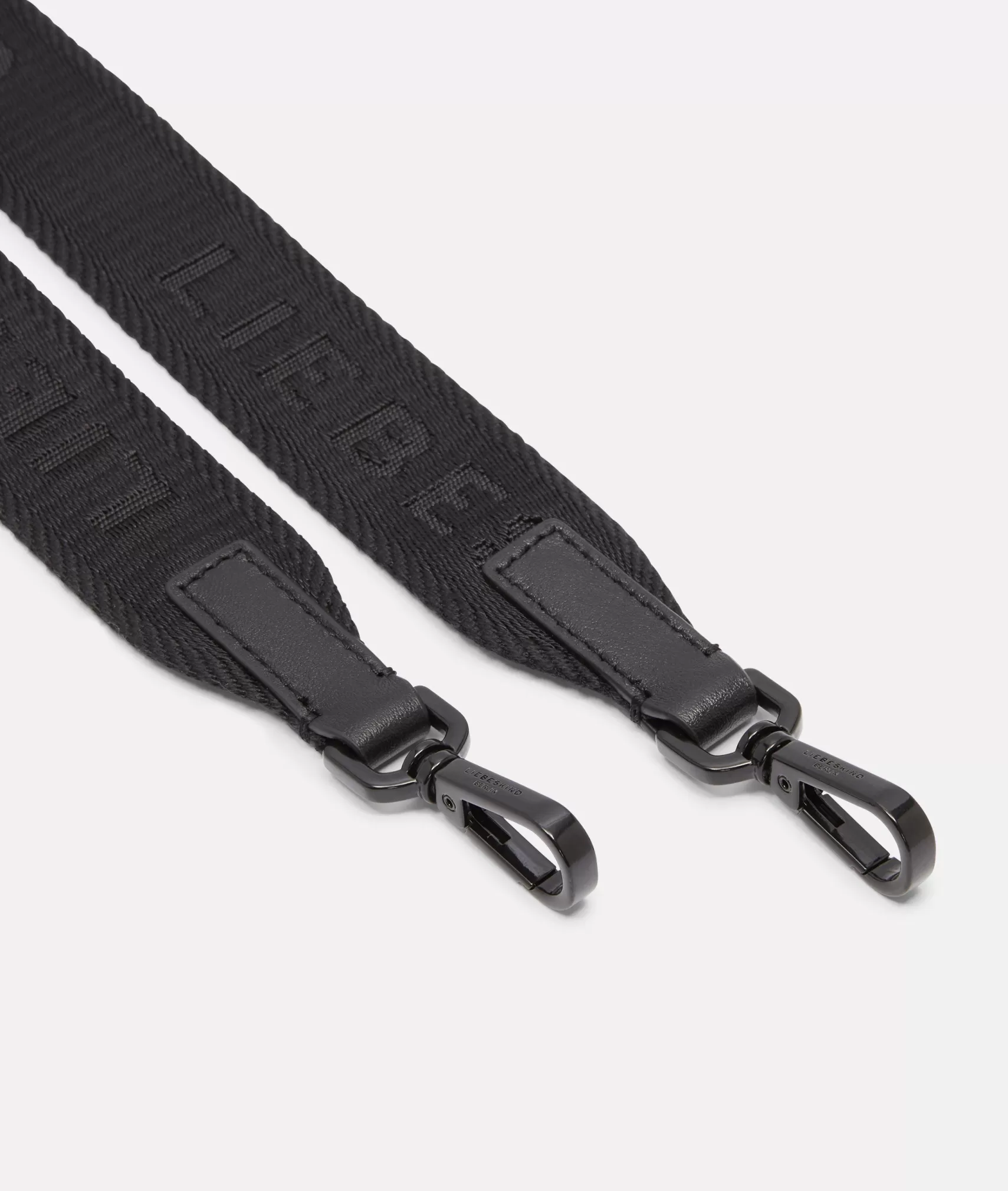 LIEBESKIND BERLIN Shoulder Straps>Logo shoulder strap black