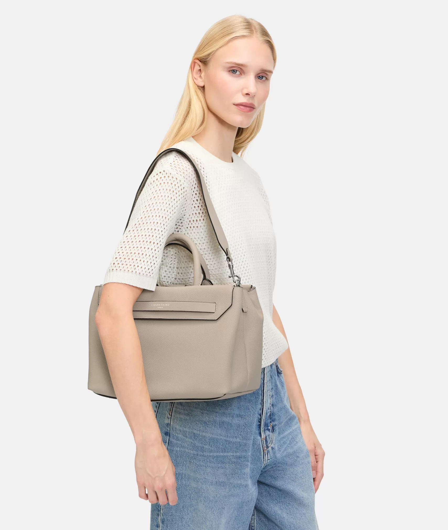 LIEBESKIND BERLIN Business Bags | Leather Bags>Lora Business Bag L beige