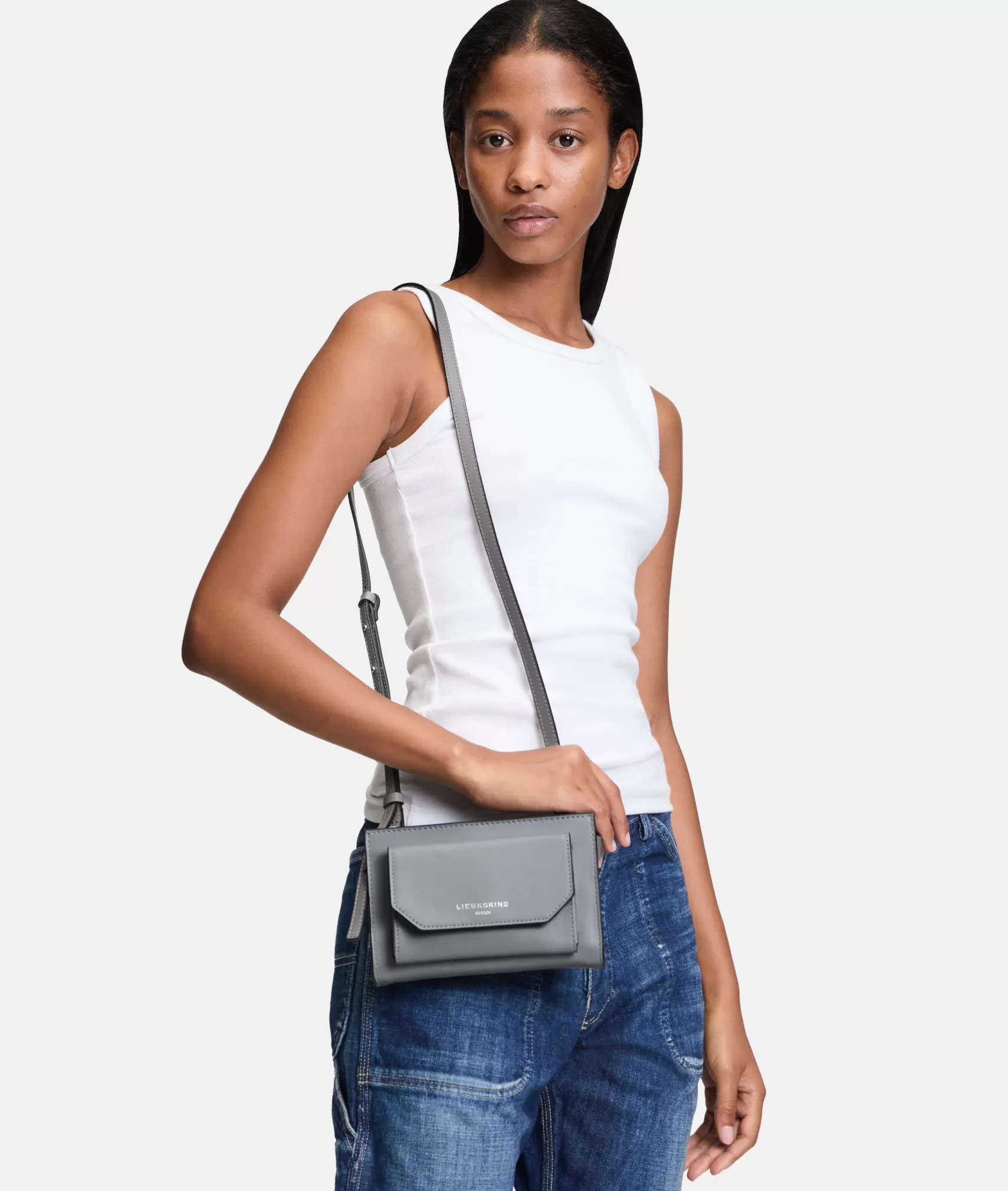 LIEBESKIND BERLIN Sling Bags>Lora Mini Bag greymelange