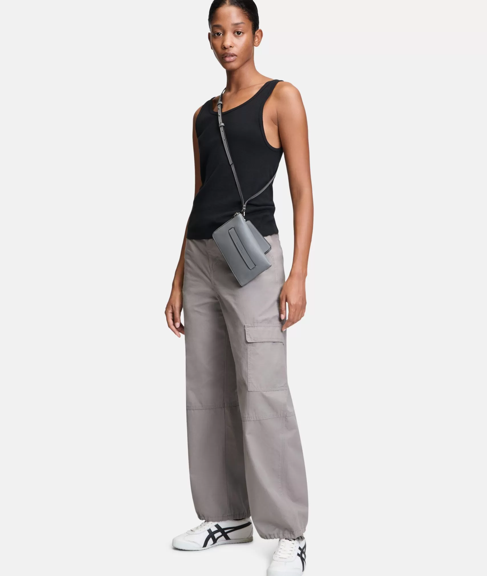 LIEBESKIND BERLIN Leather Bags | Sling Bags>Lora Pouch grey