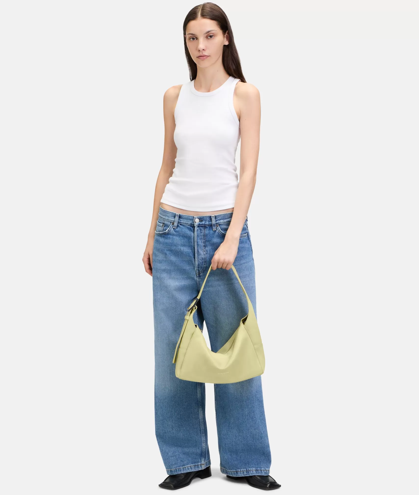 LIEBESKIND BERLIN Leather Bags | Shoulder Bags>Lou Hobo M lightlemon