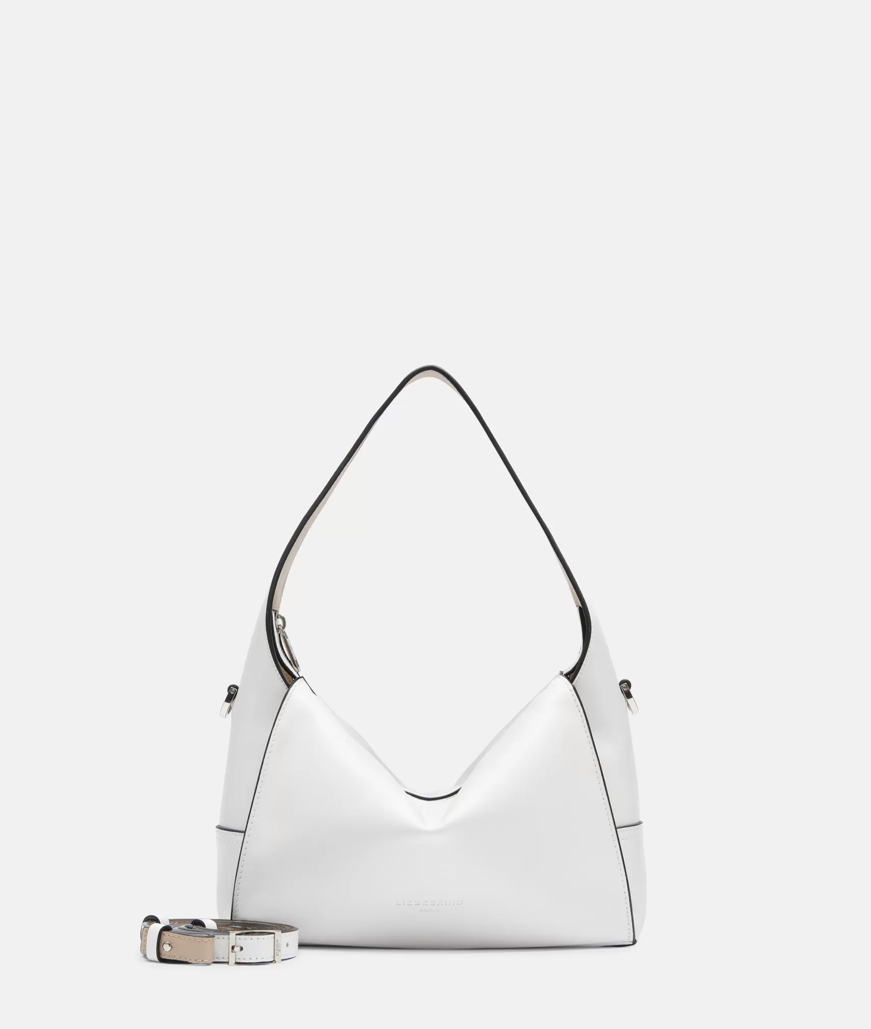 LIEBESKIND BERLIN Leather Bags | Shoulder Bags>Lou Hobo S white