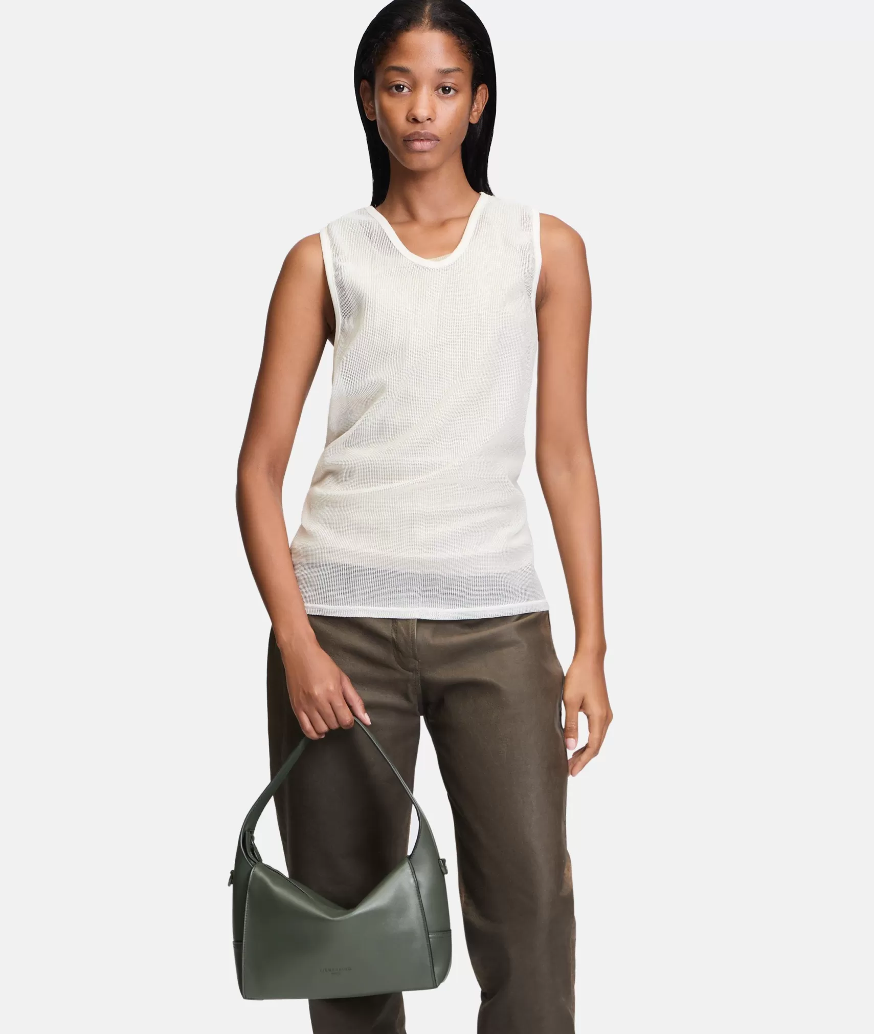 LIEBESKIND BERLIN Leather Bags | Shoulder Bags>Lou Hobo S olive