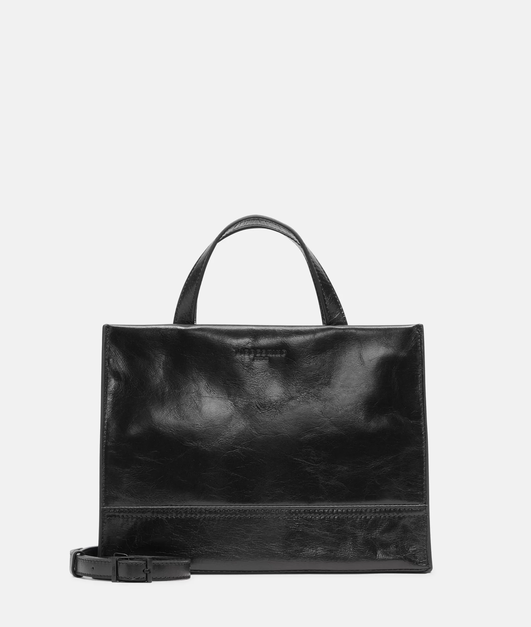 LIEBESKIND BERLIN Bestsellers | Leather Bags>Lou Satchel M black