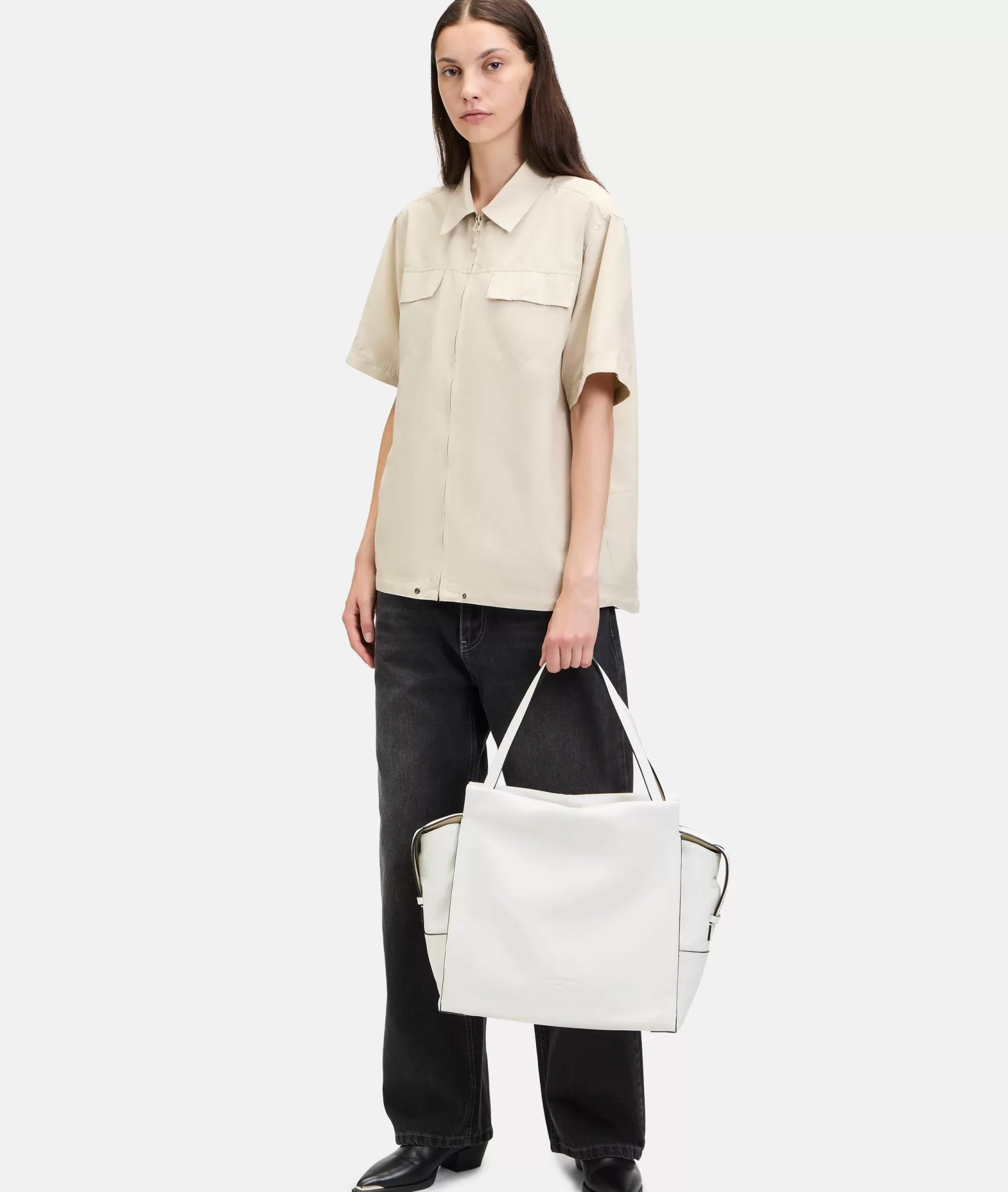 LIEBESKIND BERLIN Business Bags | Leather Bags>Lou Tote L white