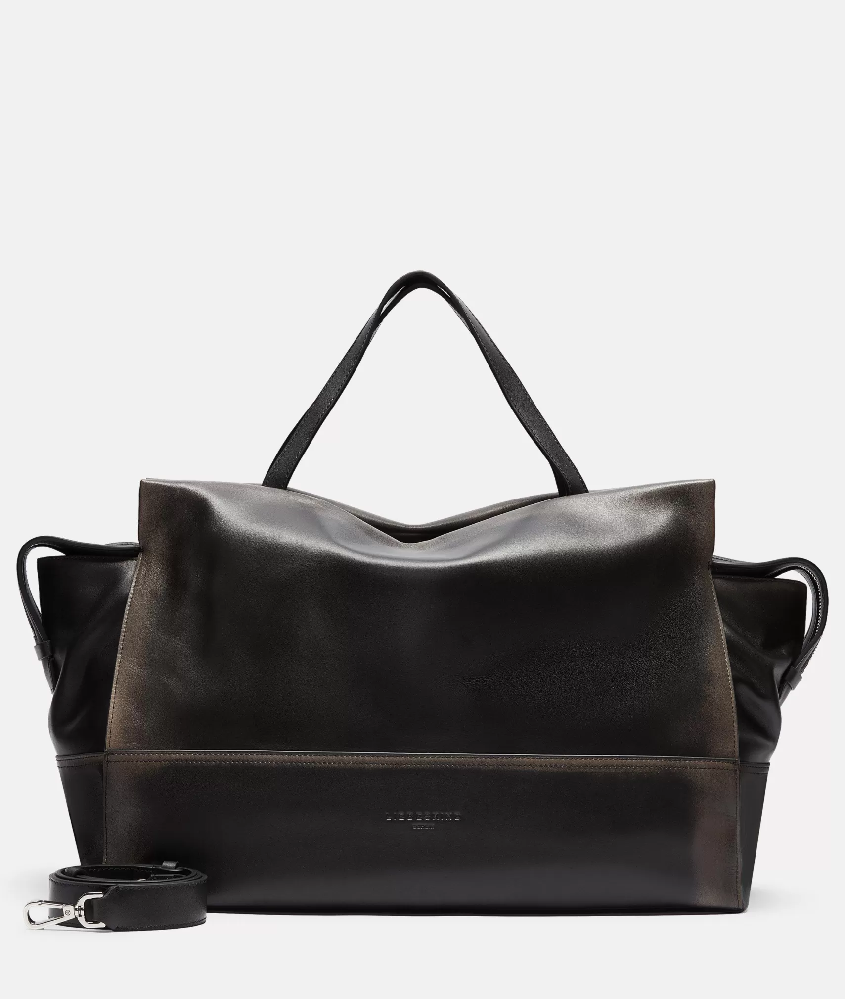 LIEBESKIND BERLIN Leather Bags | Shoulder Bags>Lou Weekender XL black