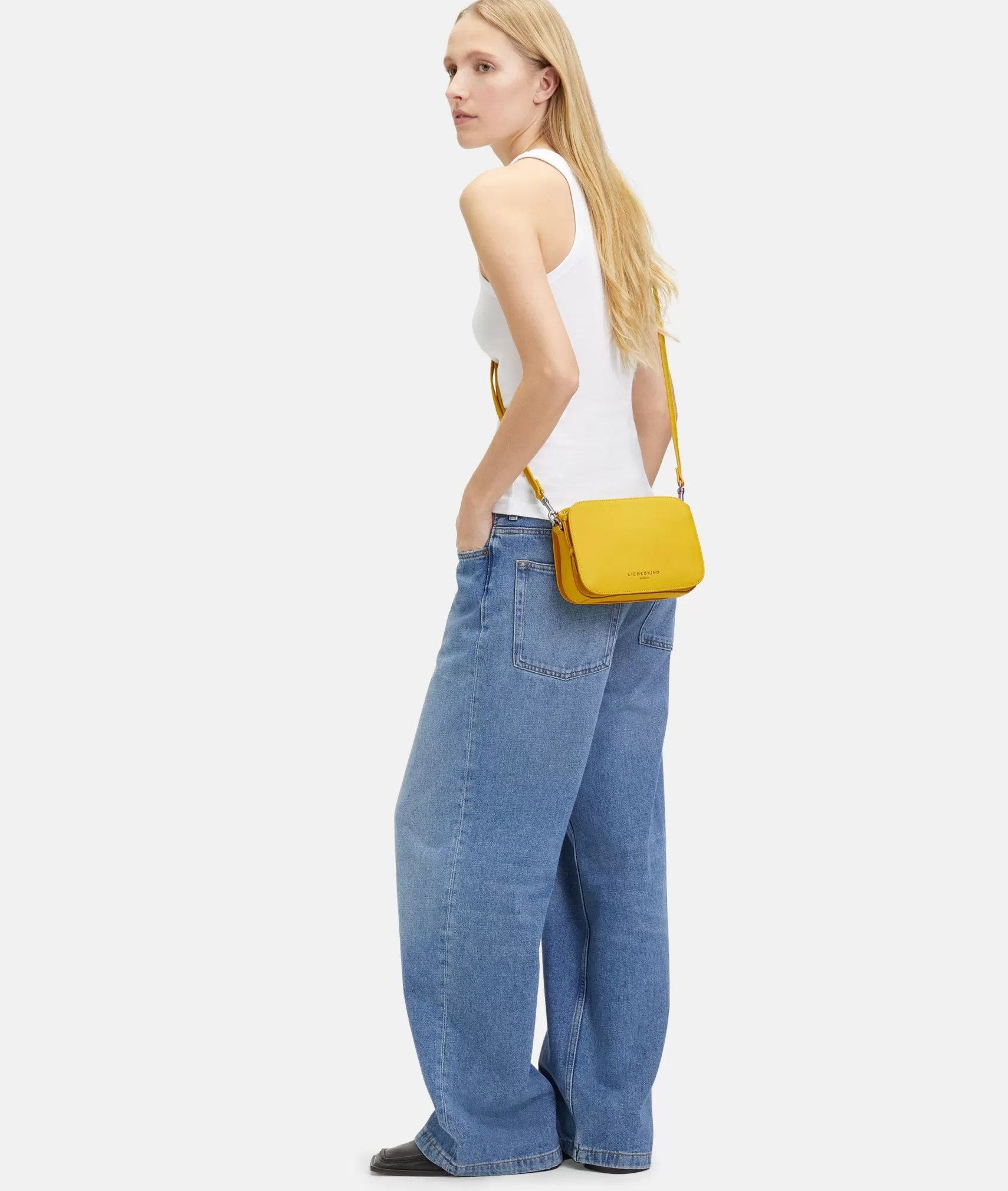 LIEBESKIND BERLIN Leather Bags | Sling Bags>Luka lemon