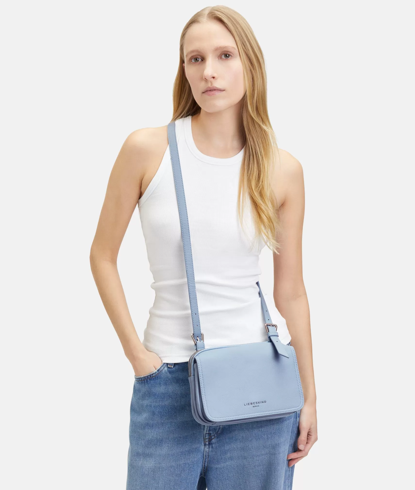 LIEBESKIND BERLIN Leather Bags | Sling Bags>Mareike lightblue