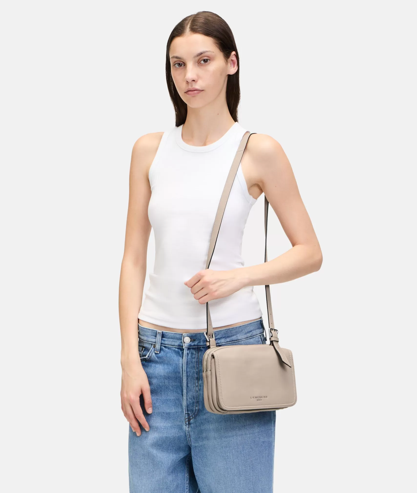 LIEBESKIND BERLIN Leather Bags | Sling Bags>Mareike Crossbody beige