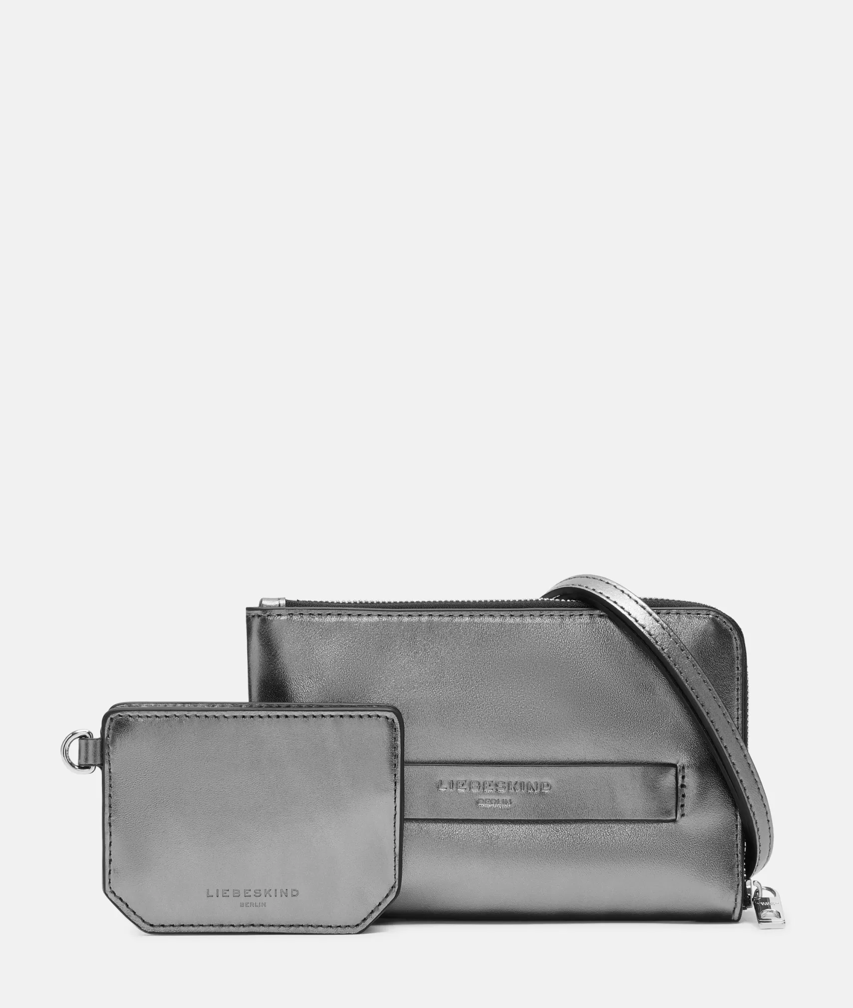 LIEBESKIND BERLIN Mobile Accessories>Metallic Lora Pouch silver