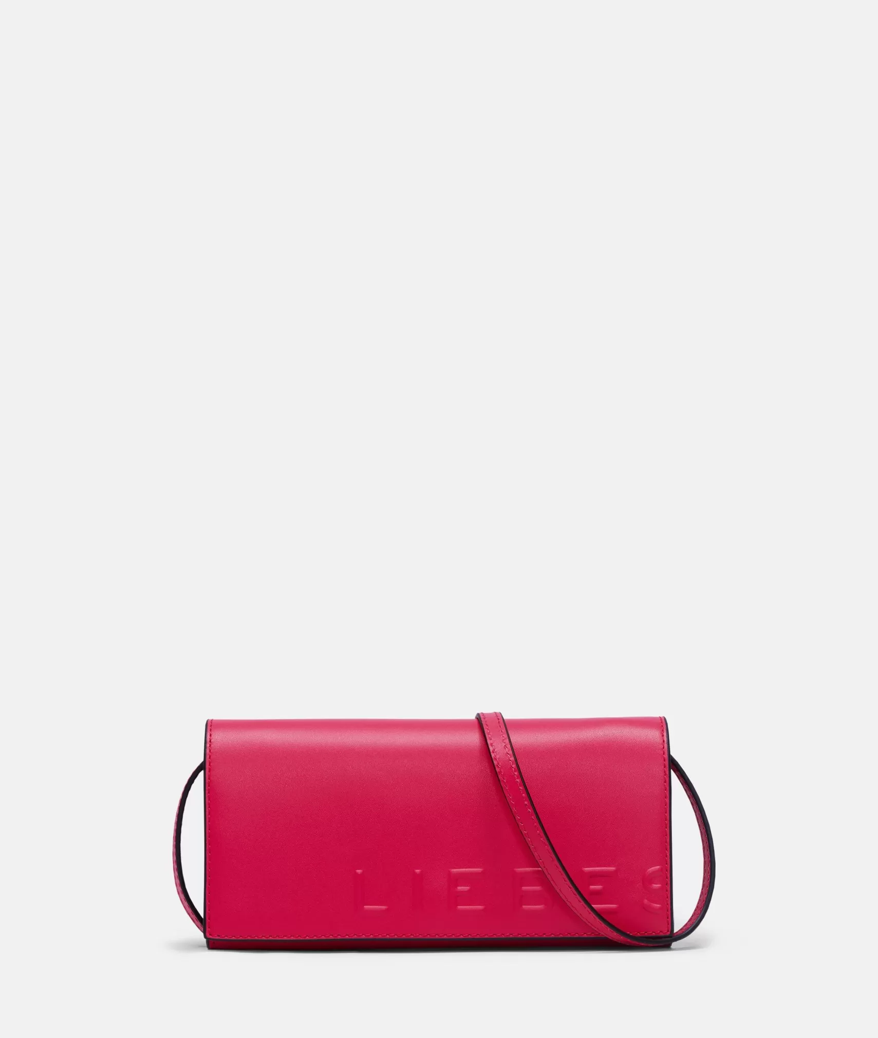 LIEBESKIND BERLIN Leather Bags | Clutch Bags>Paper Bag Crossbody XS raspberry