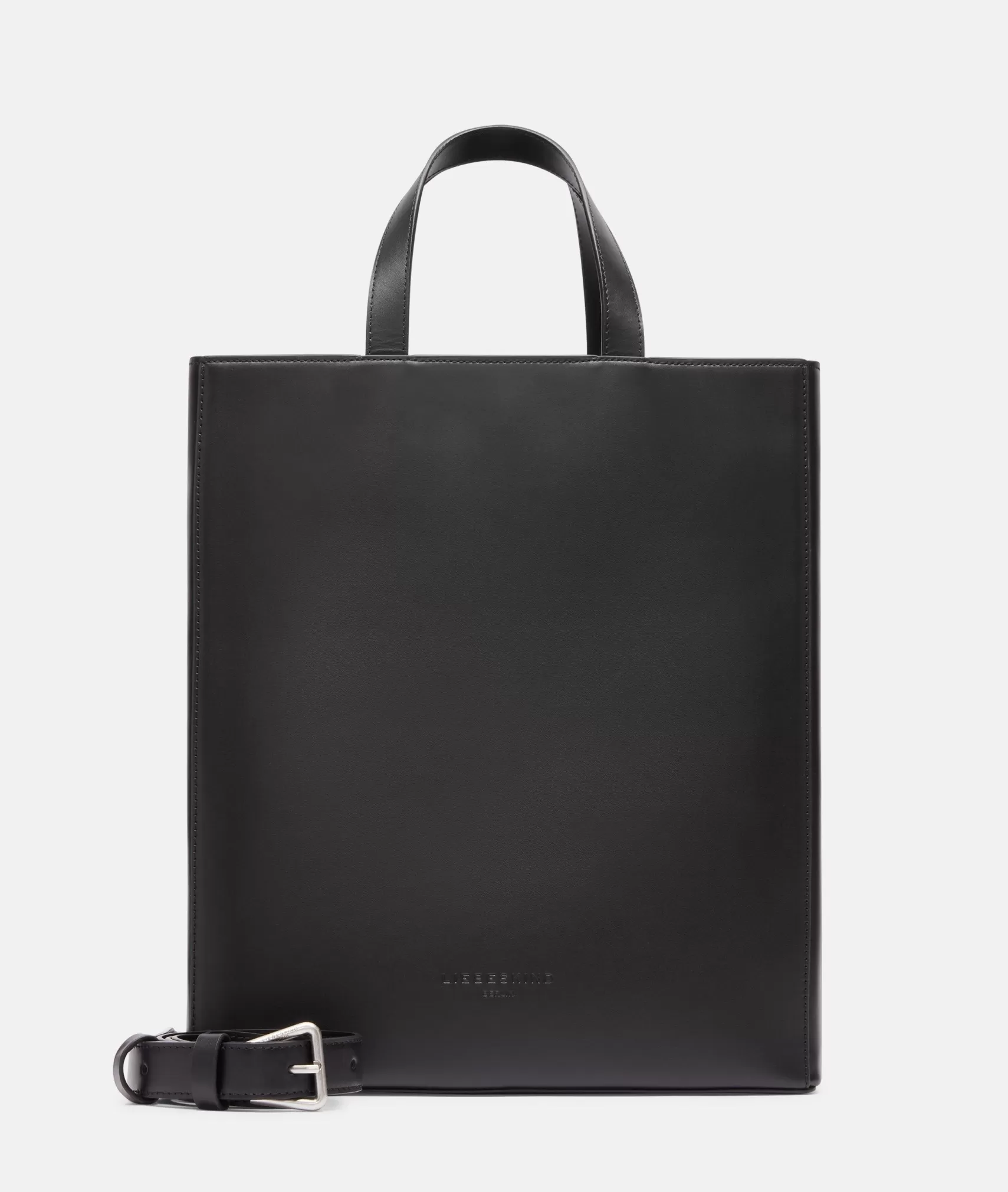 LIEBESKIND BERLIN Leather Bags | Handbags>Paper Bag M black