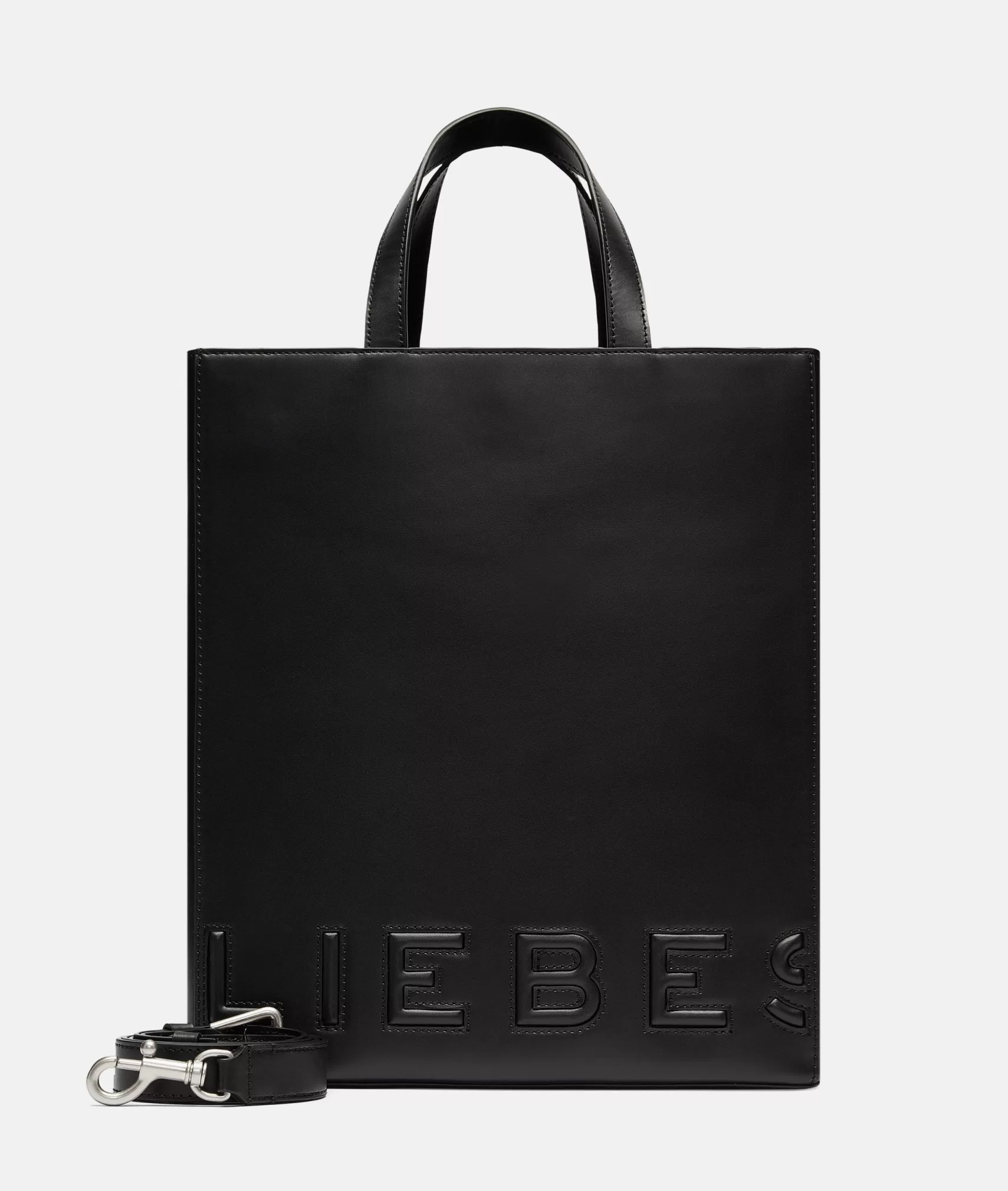 LIEBESKIND BERLIN Business Bags | Leather Bags>Paper Bag M black