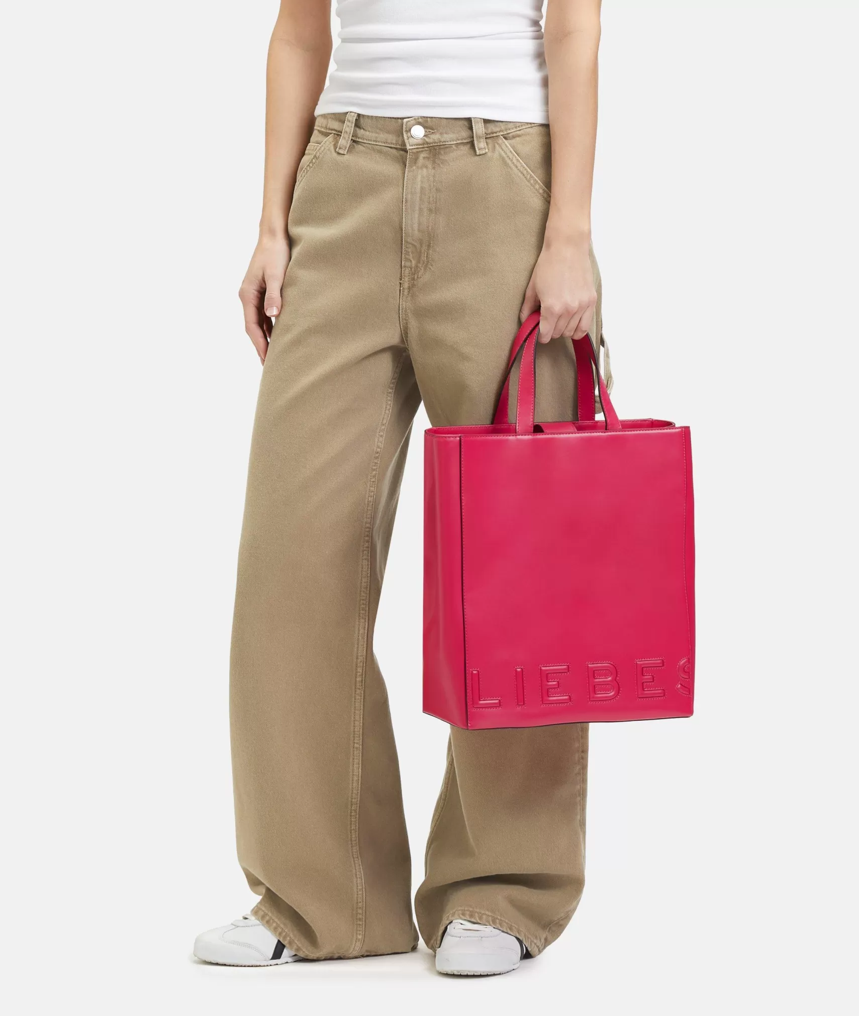 LIEBESKIND BERLIN Business Bags | Leather Bags>Paper Bag M raspberry