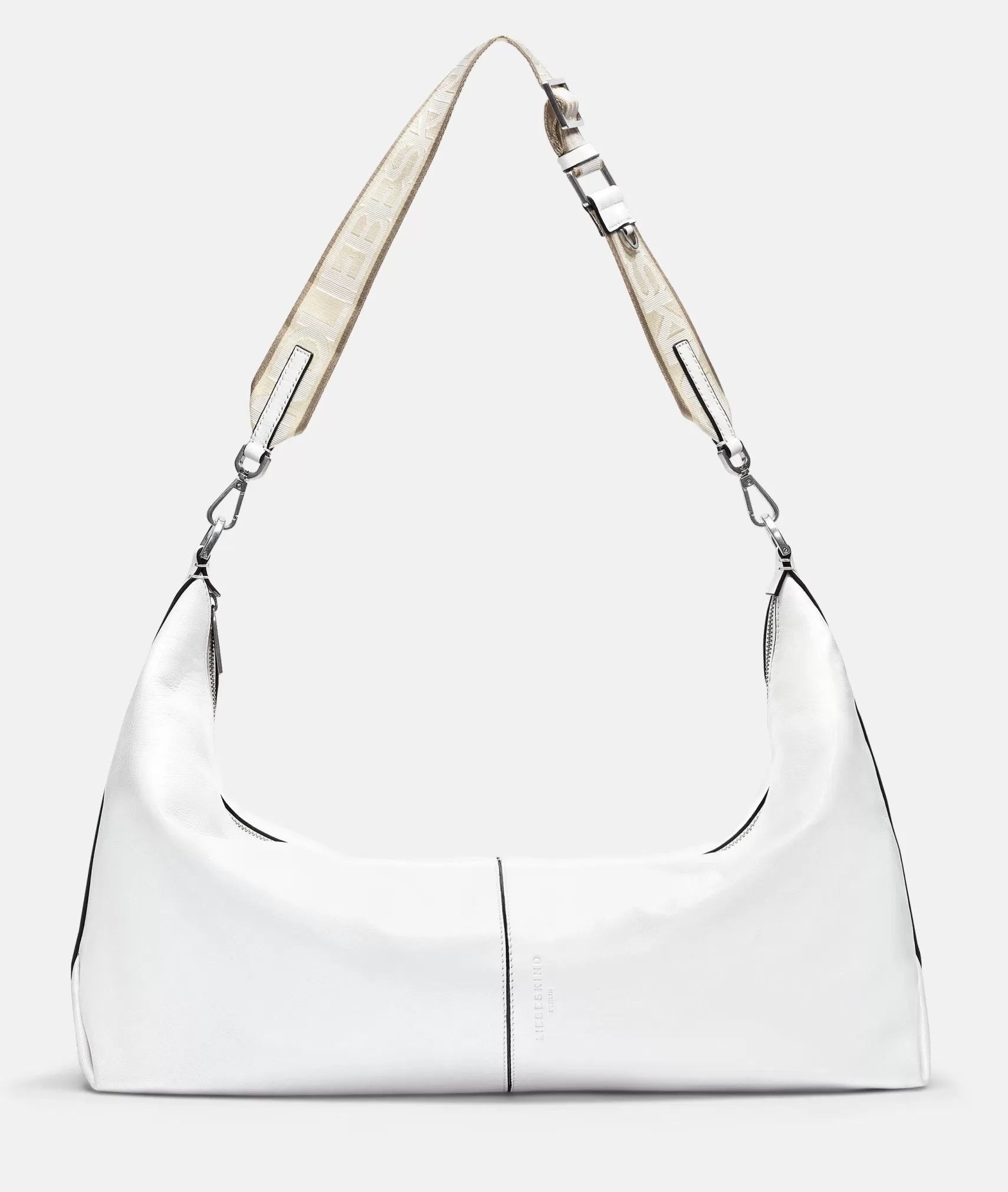 LIEBESKIND BERLIN Leather Bags | Shoulder Bags>Paris Hobo L white