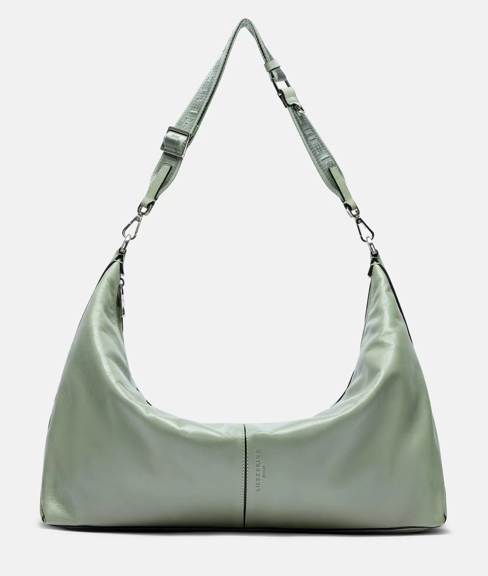 LIEBESKIND BERLIN Leather Bags | Shoulder Bags>Paris Hobo L sagegreen