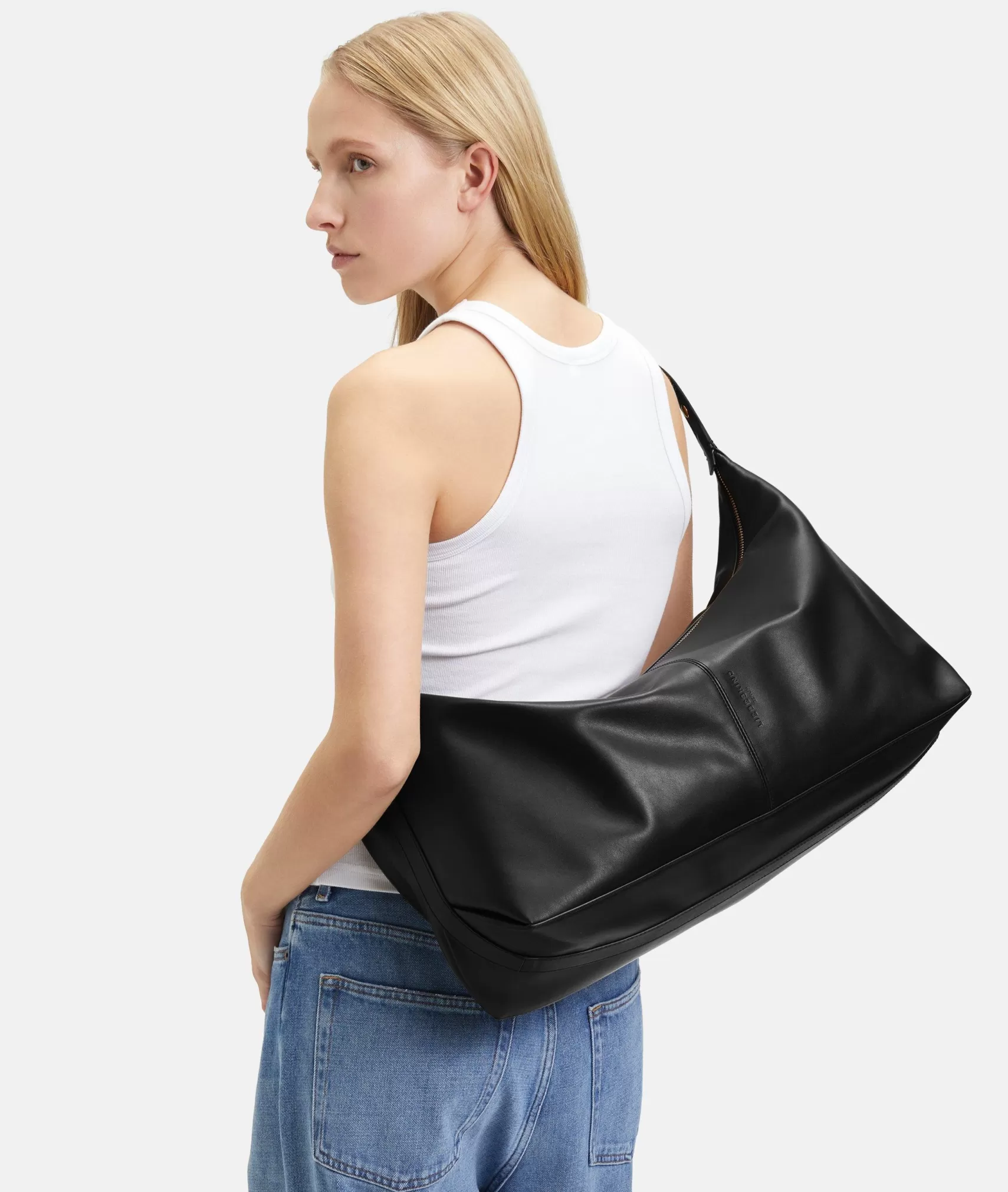 LIEBESKIND BERLIN Leather Bags | Shoulder Bags>Paris Hobo L black