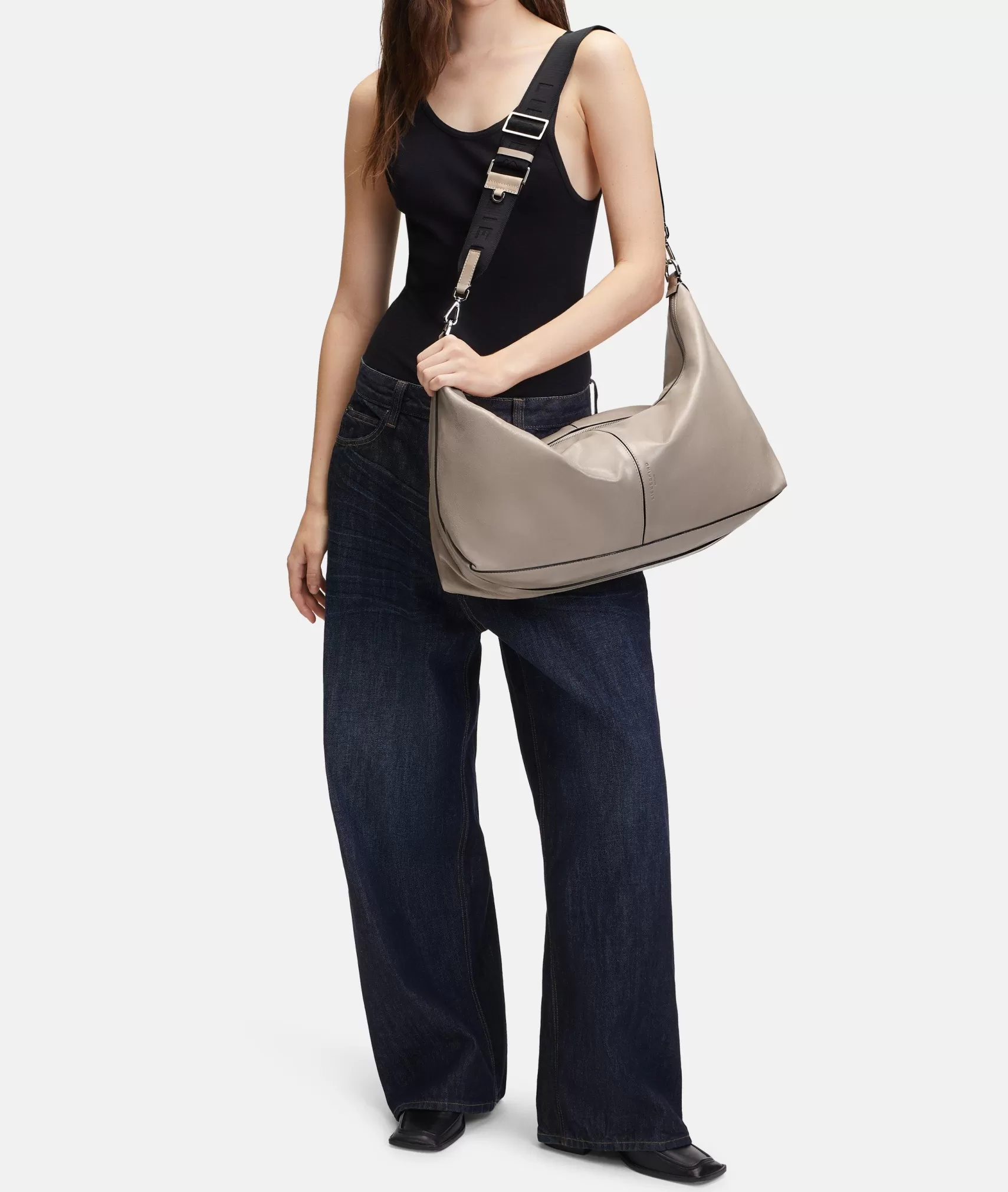 LIEBESKIND BERLIN Leather Bags | Shoulder Bags>Paris Hobo L beige