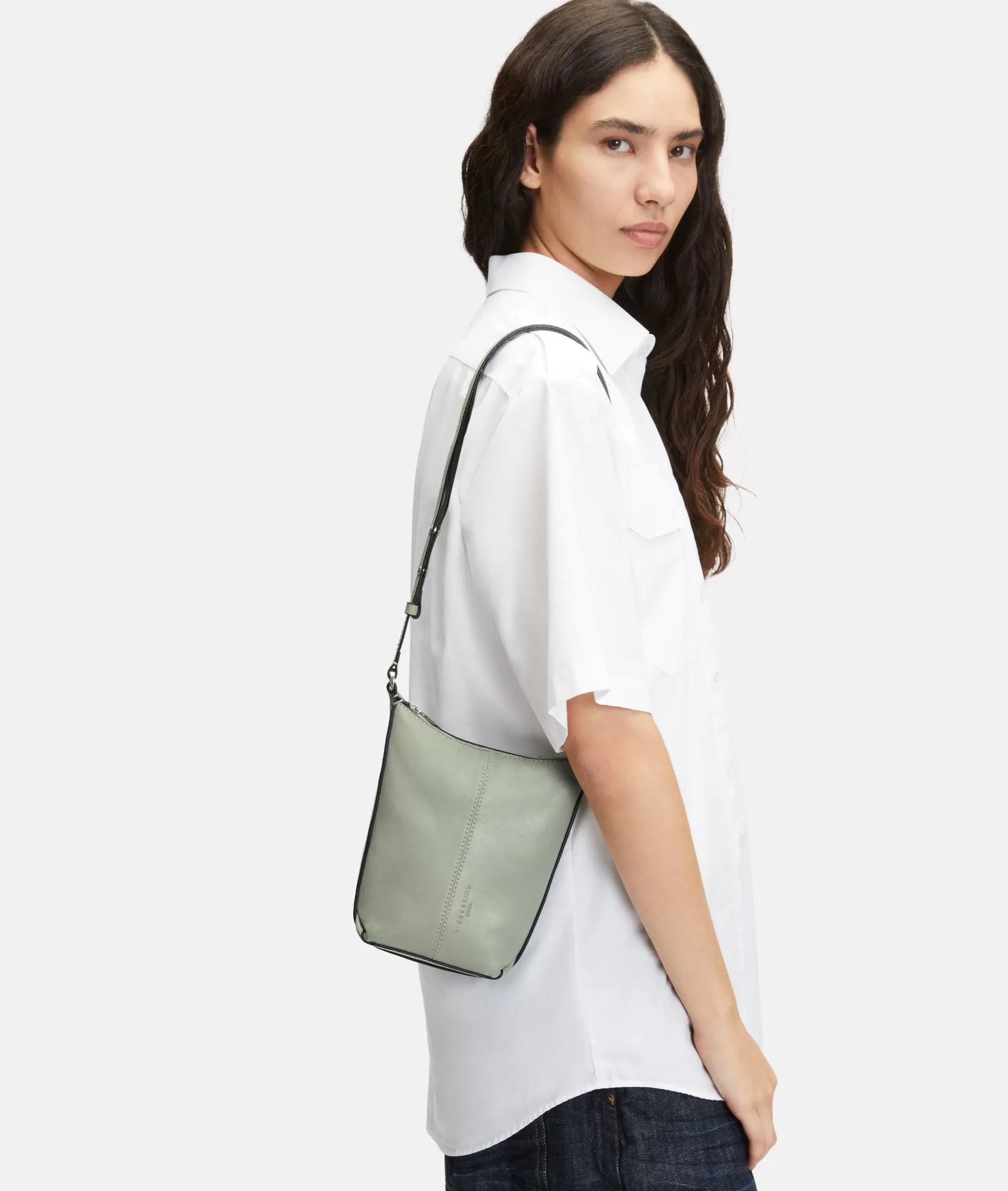 LIEBESKIND BERLIN Leather Bags | Sling Bags>Paris Mini Pouch sagegreen