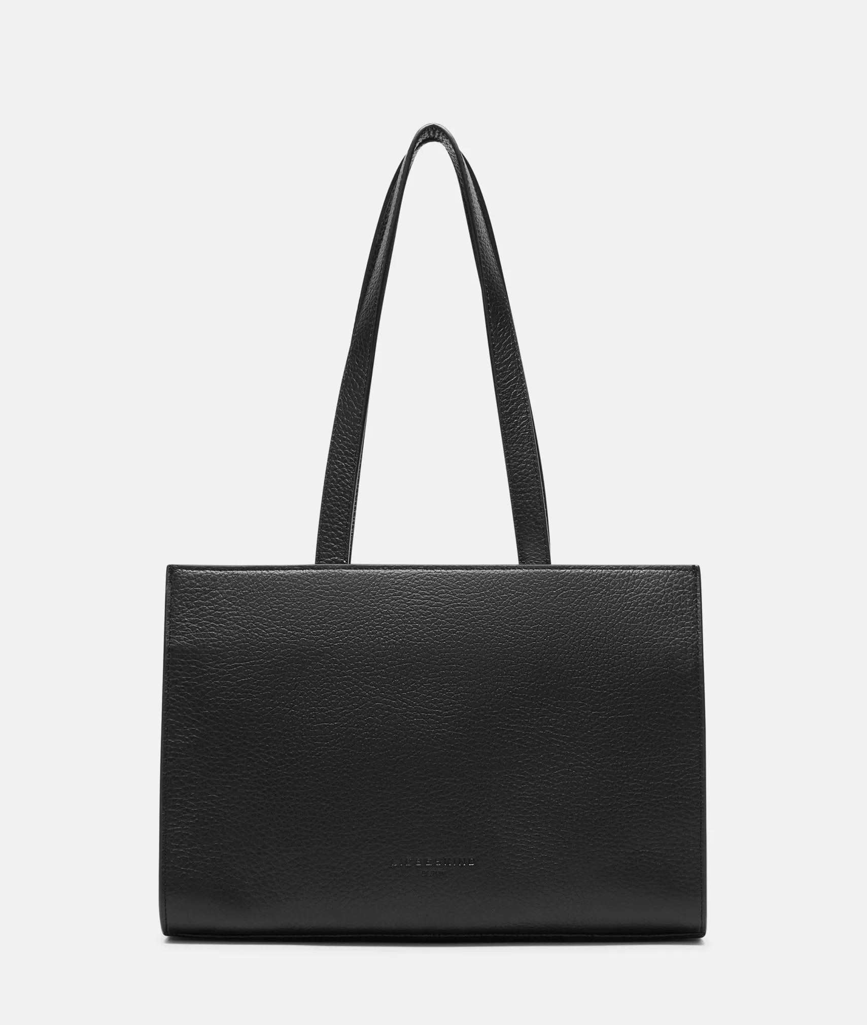 LIEBESKIND BERLIN Leather Bags | Shoulder Bags>Satchel black