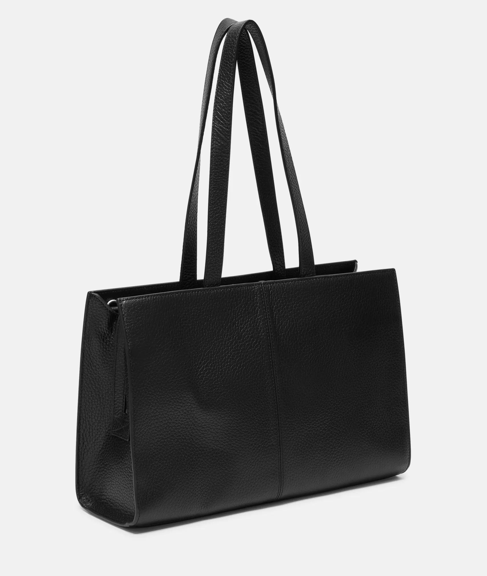 LIEBESKIND BERLIN Leather Bags | Shoulder Bags>Satchel black