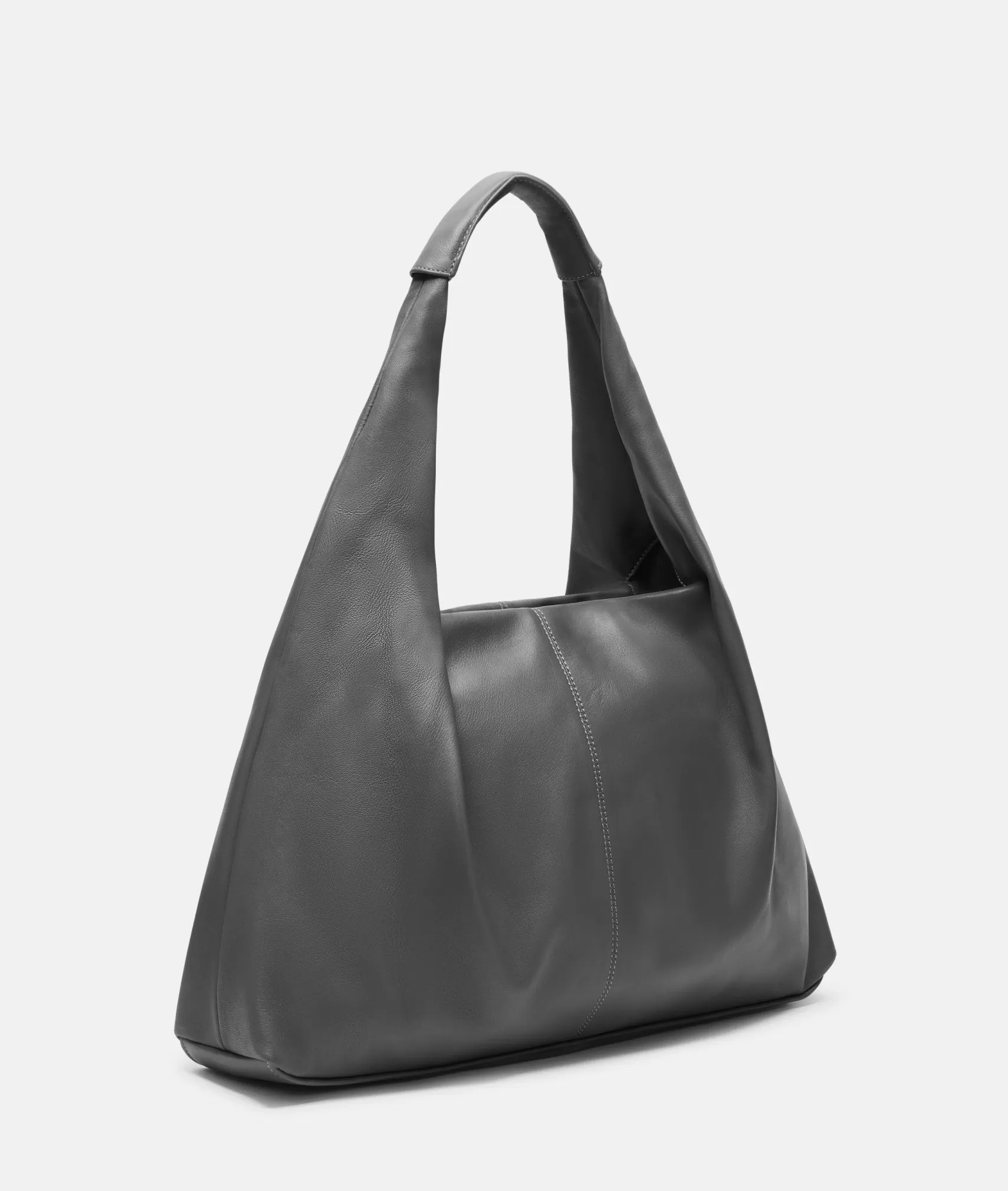 LIEBESKIND BERLIN Leather Bags | Shoulder Bags>Scarlet Satchel L grey