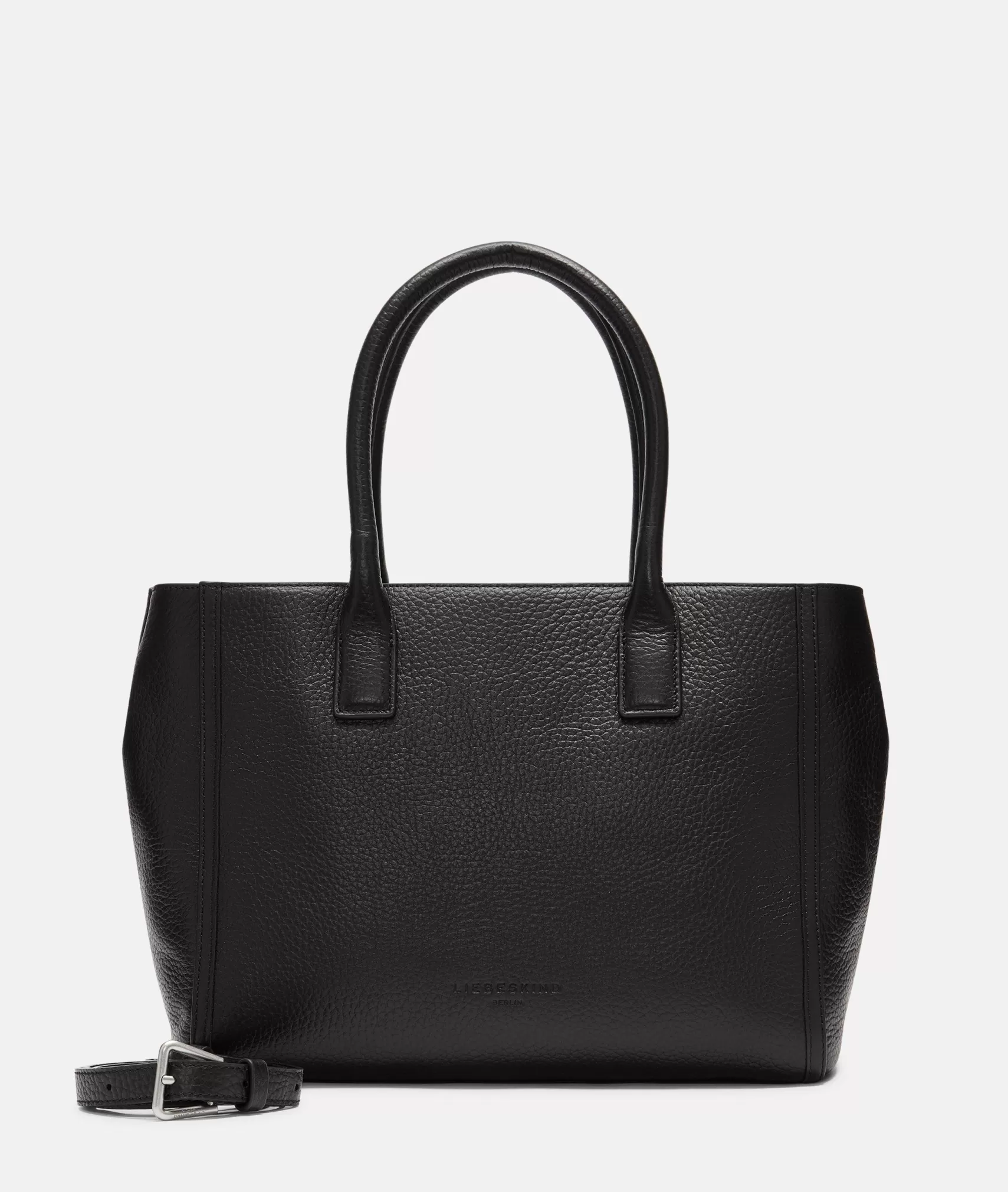 LIEBESKIND BERLIN Leather Bags | Shopper>Shopper Crossbody M black