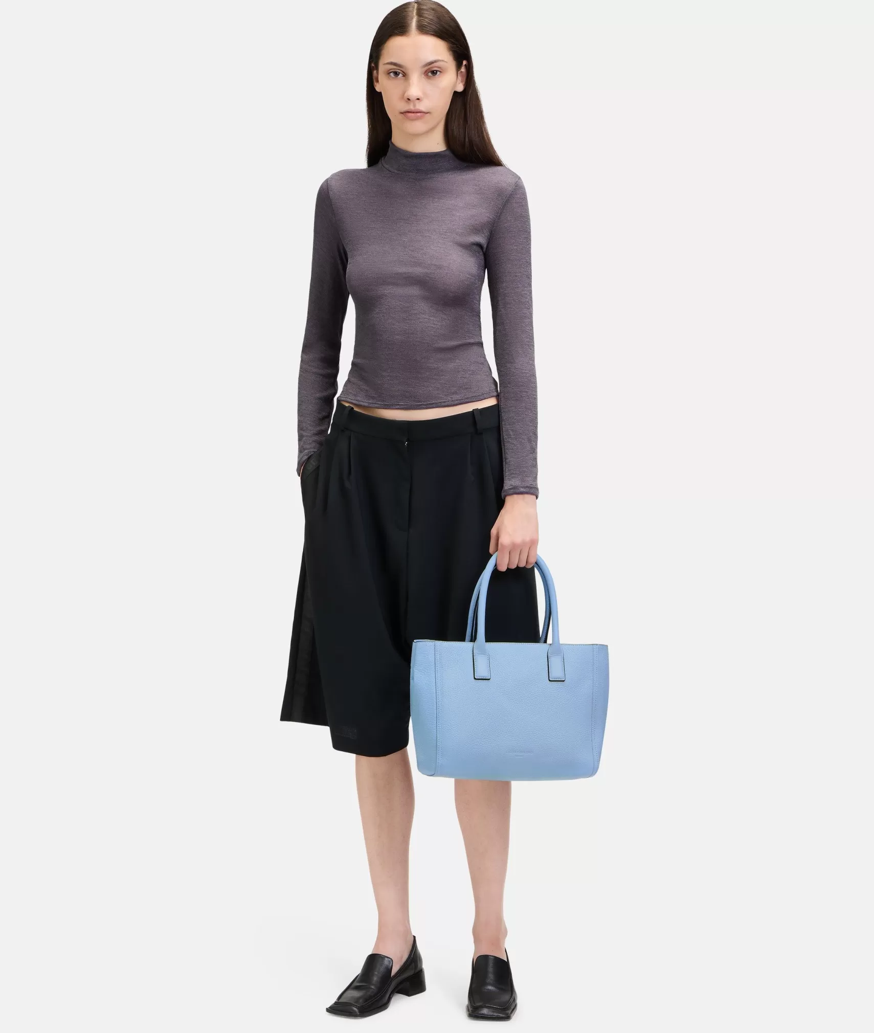 LIEBESKIND BERLIN Leather Bags | Shopper>Shopper Crossbody M skyblue