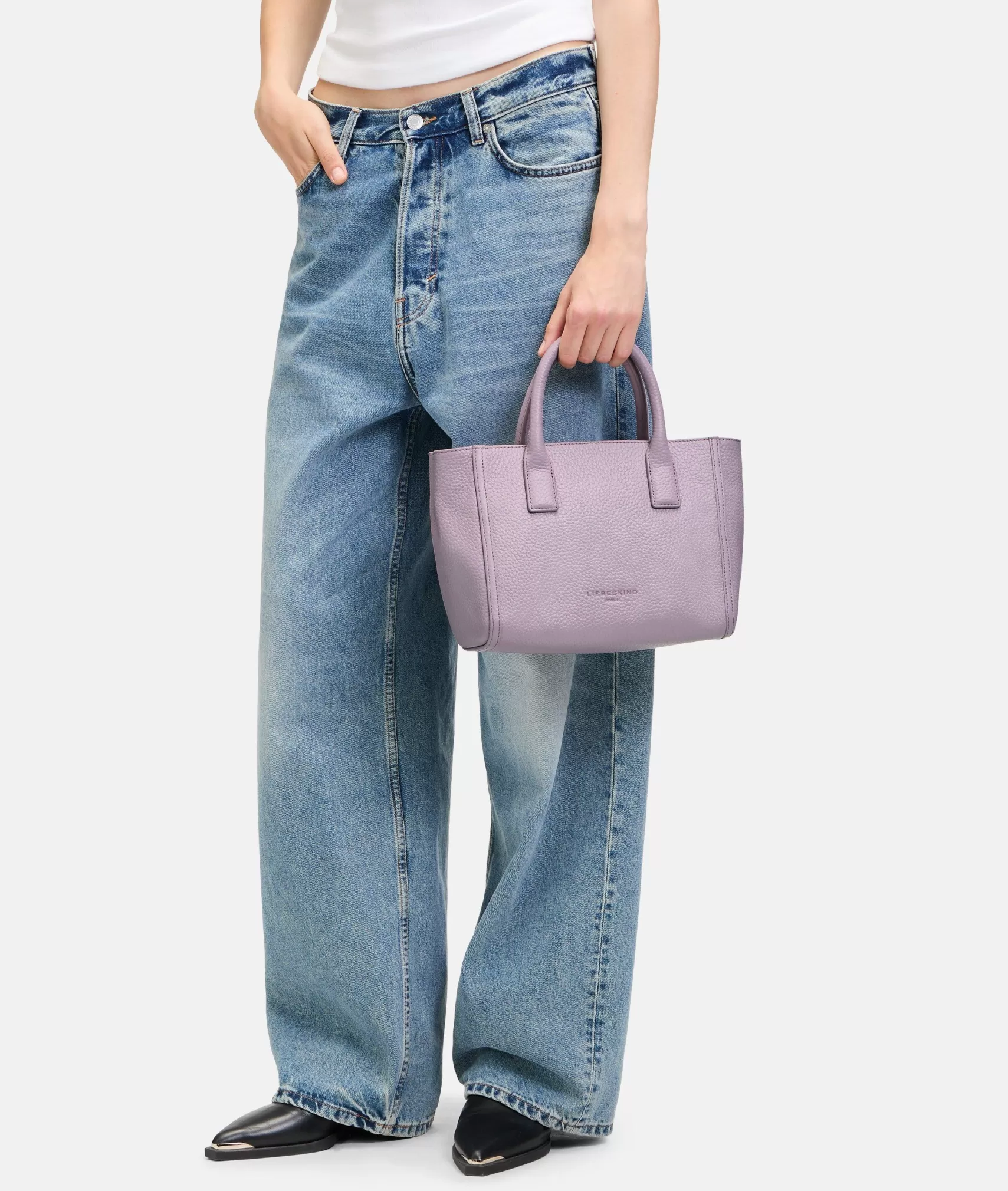 LIEBESKIND BERLIN Leather Bags | Sling Bags>Shopper Crossbody S lilac