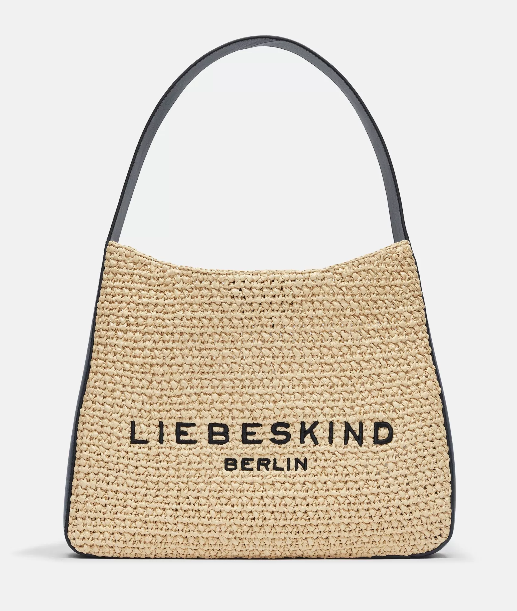 LIEBESKIND BERLIN Shoulder Bags>Straw Hobo L sandstone