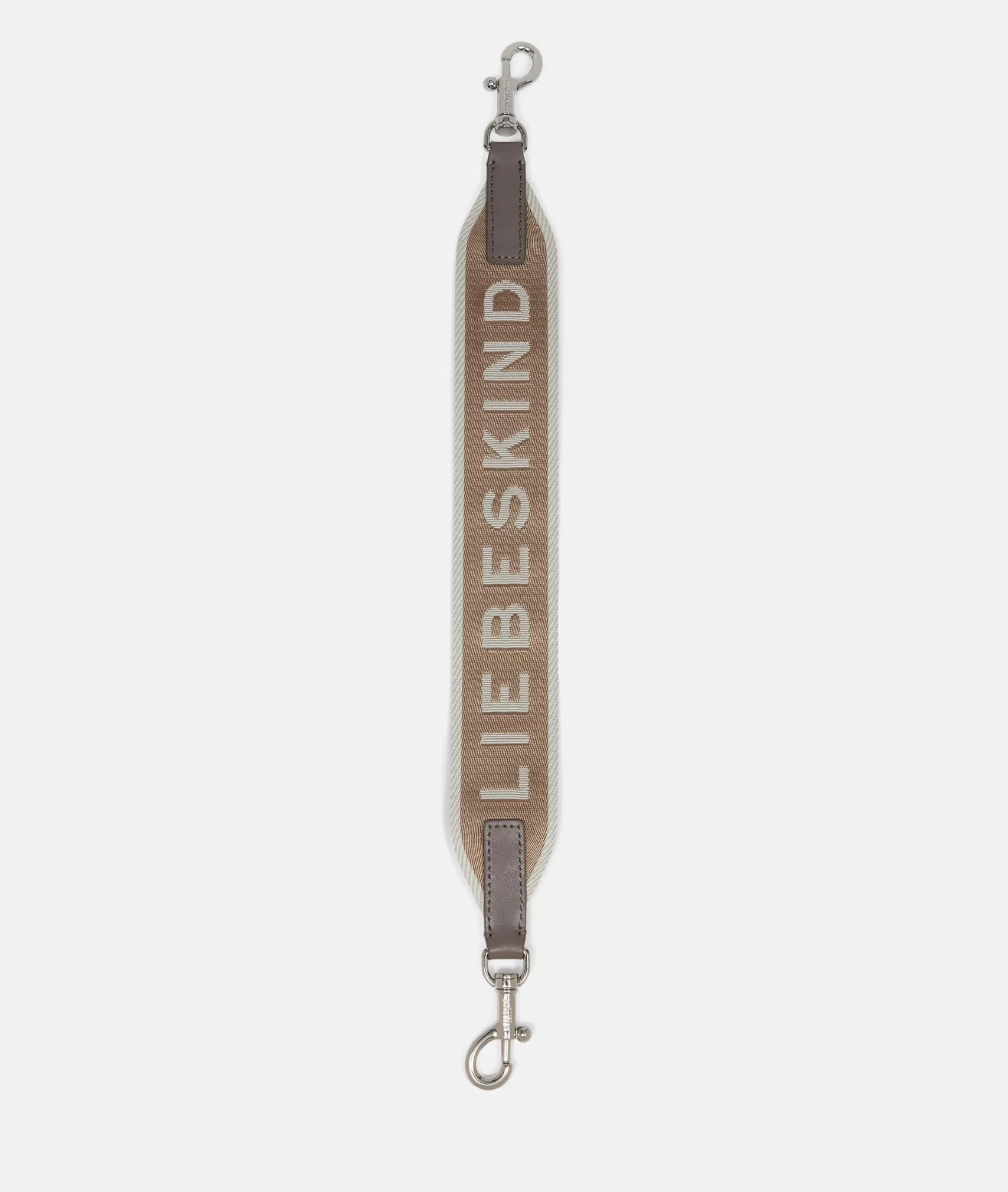 LIEBESKIND BERLIN Shoulder Straps>Woven Logo Strap lightbrown