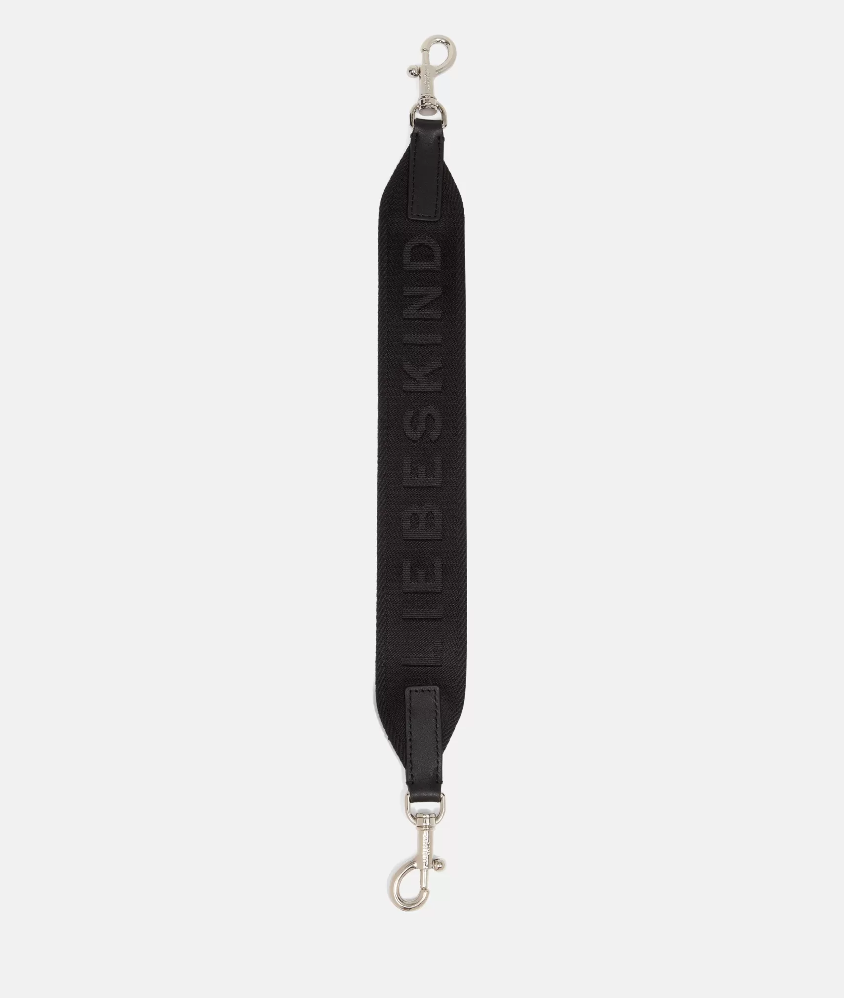 LIEBESKIND BERLIN Shoulder Straps>Woven Logo Strap silver