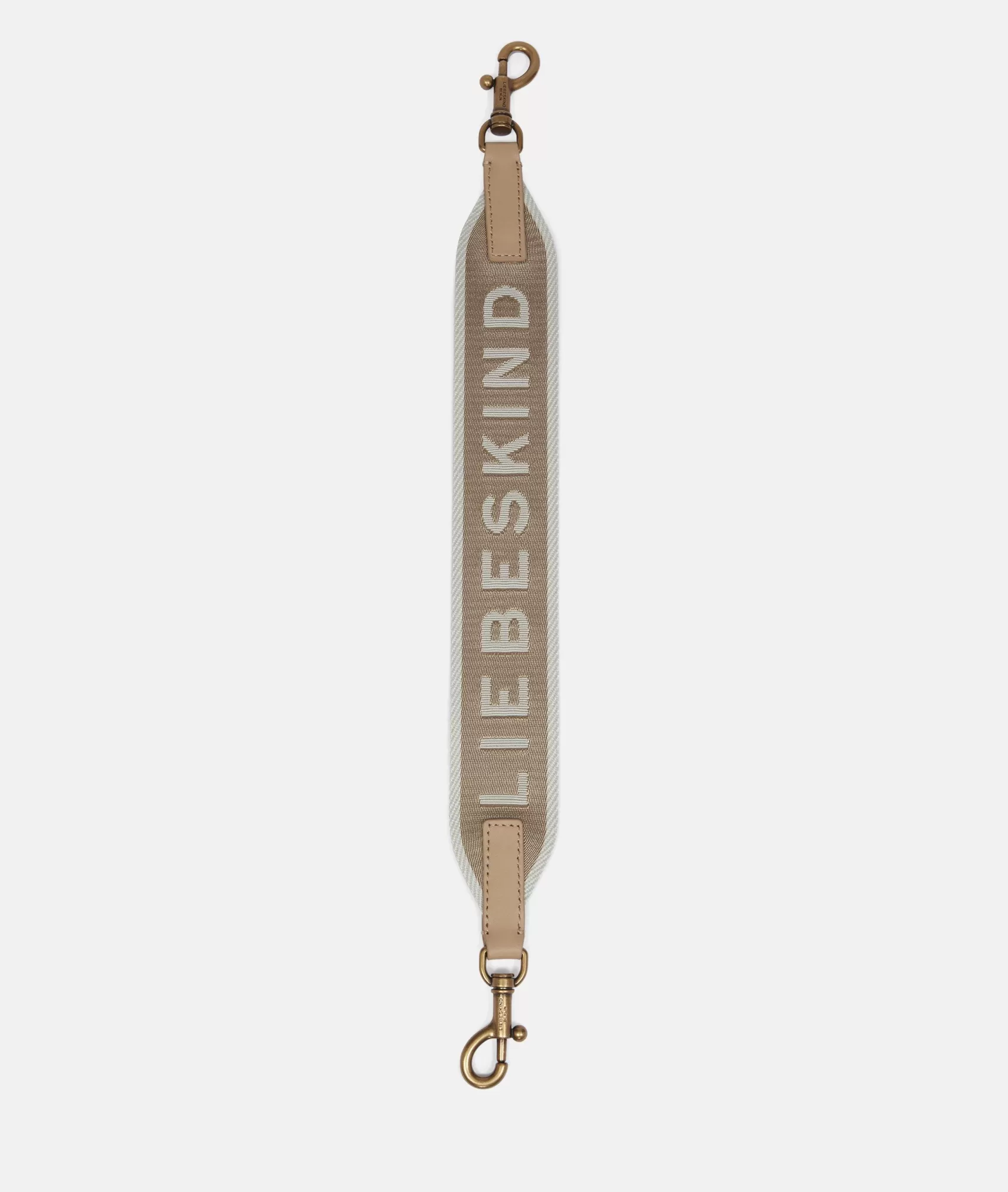 LIEBESKIND BERLIN Shoulder Straps>Woven Logo Strap sandstone