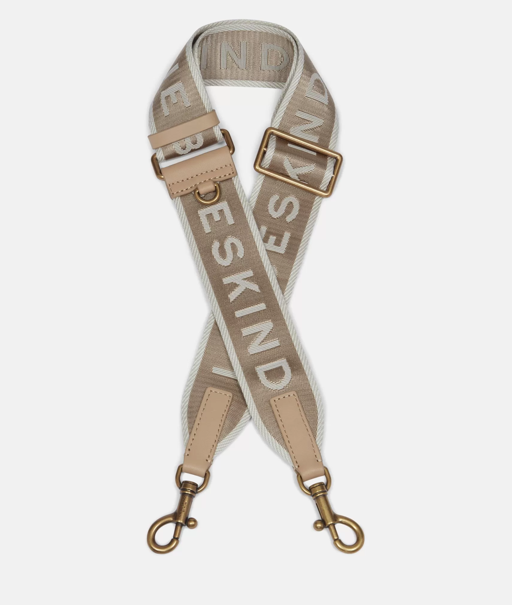 LIEBESKIND BERLIN Shoulder Straps>Woven Logo Strap sandstone