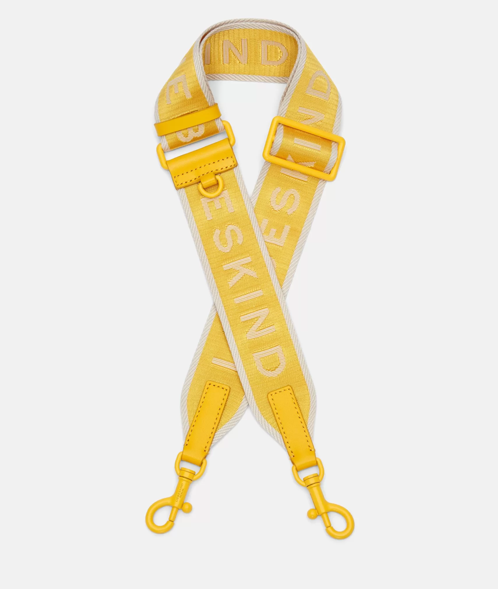 LIEBESKIND BERLIN Shoulder Straps>Woven Logo Strap lemon